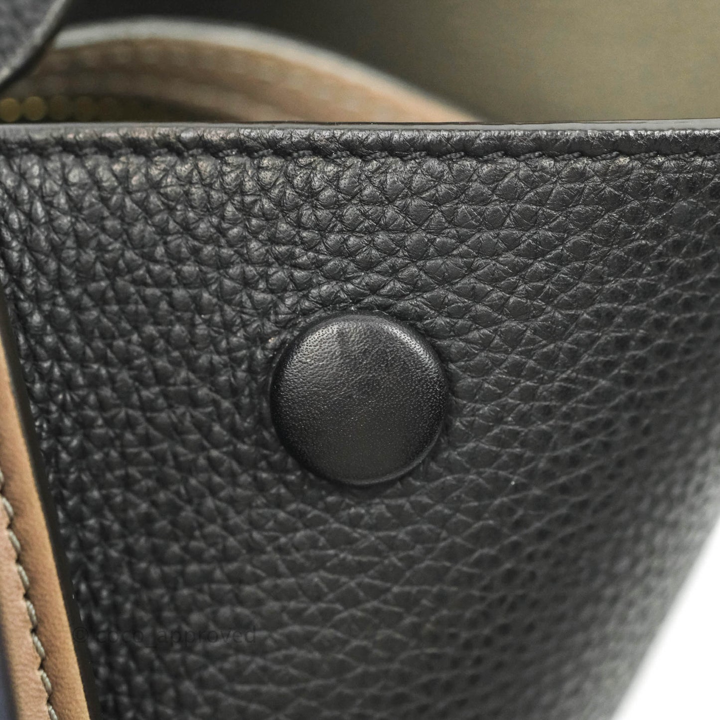 Celine Sleek Calfskin Small Tri-Color Trapeze Dark Blue