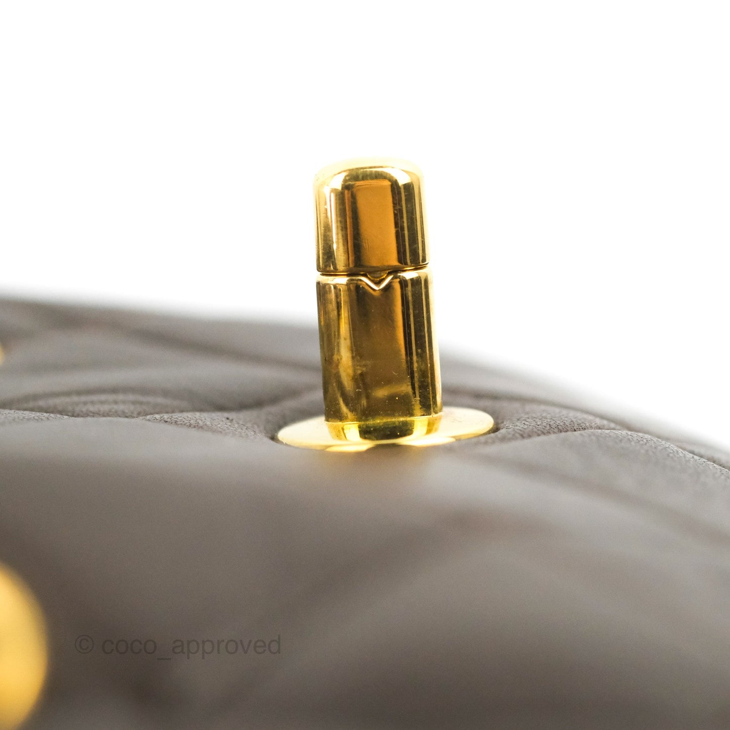 Chanel Vintage CC Duma Backpack Brown Lambskin 24K Gold Hardware