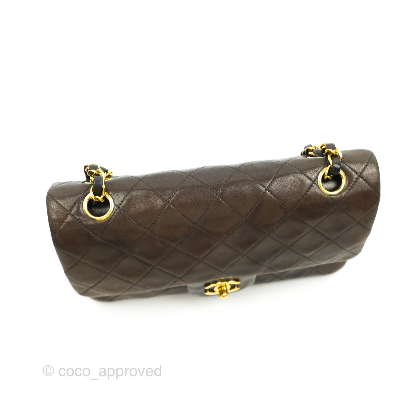 Chanel Classic Vintage Small Flap Black Lambskin 24K Gold Hardware