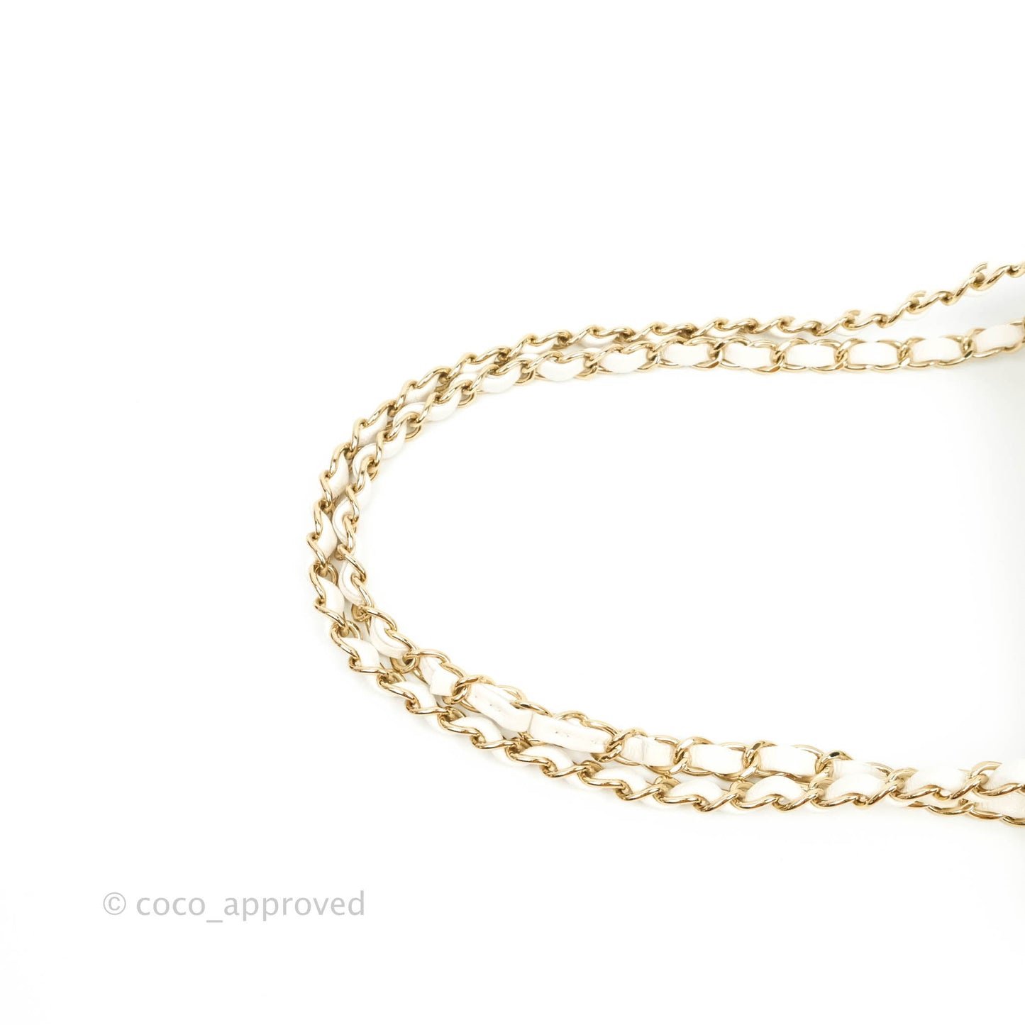 Chanel Classic Small S/M Flap White Caviar Gold Hardware 20S