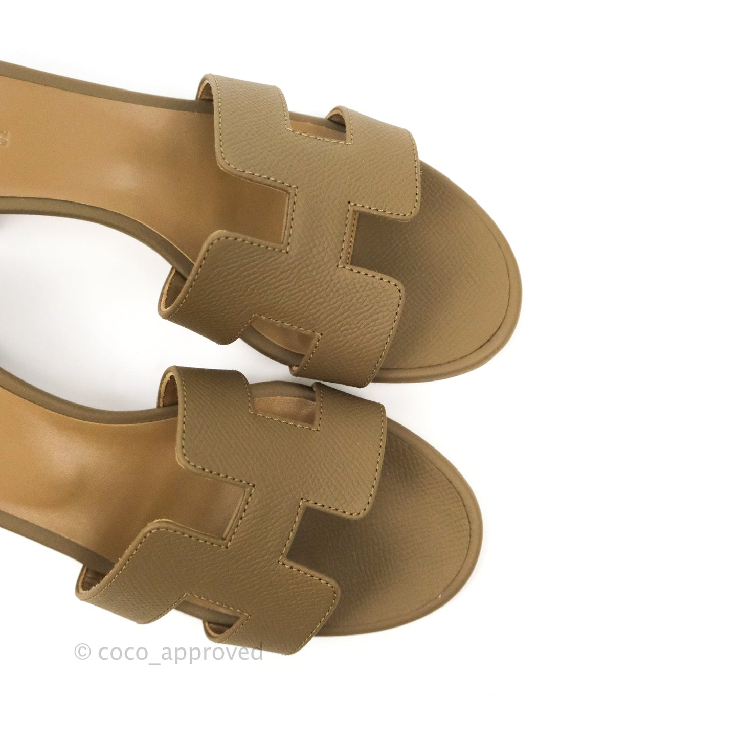 Hermès Oasis Sandals in Etoupe Size 36