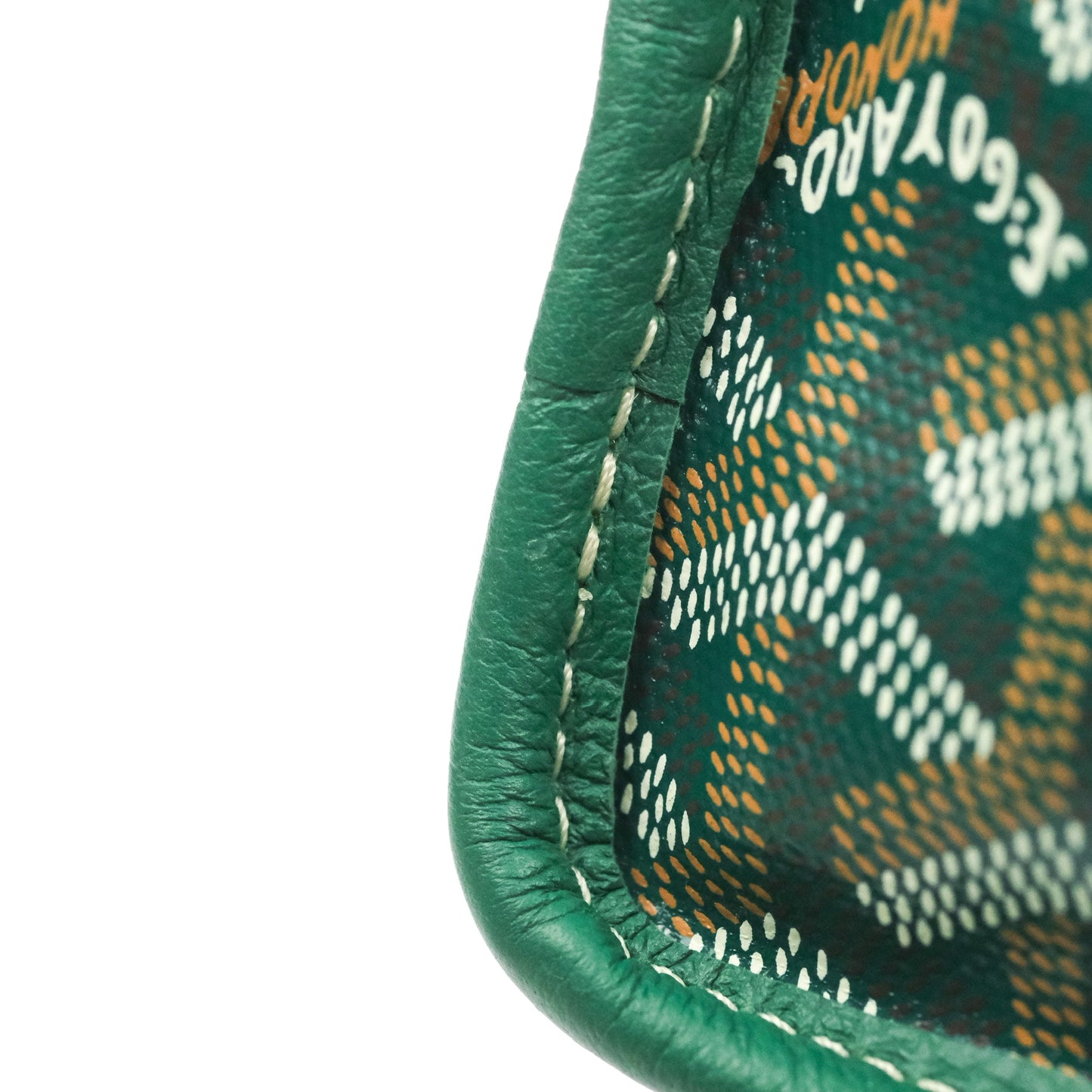 Goyard Anjou Mini Bag Goyardine Canvas Green