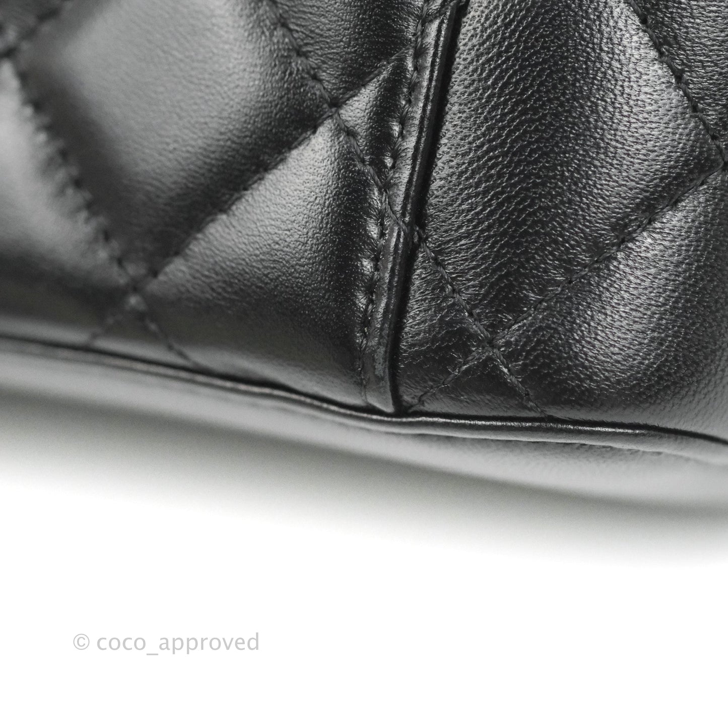 Chanel Classic Vanity with Chain Black Lambskin Gold Hardware