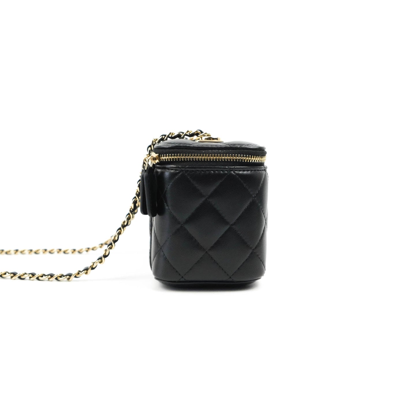 Chanel Trendy CC Vanity with Chain Black Lambskin Gold Hardware