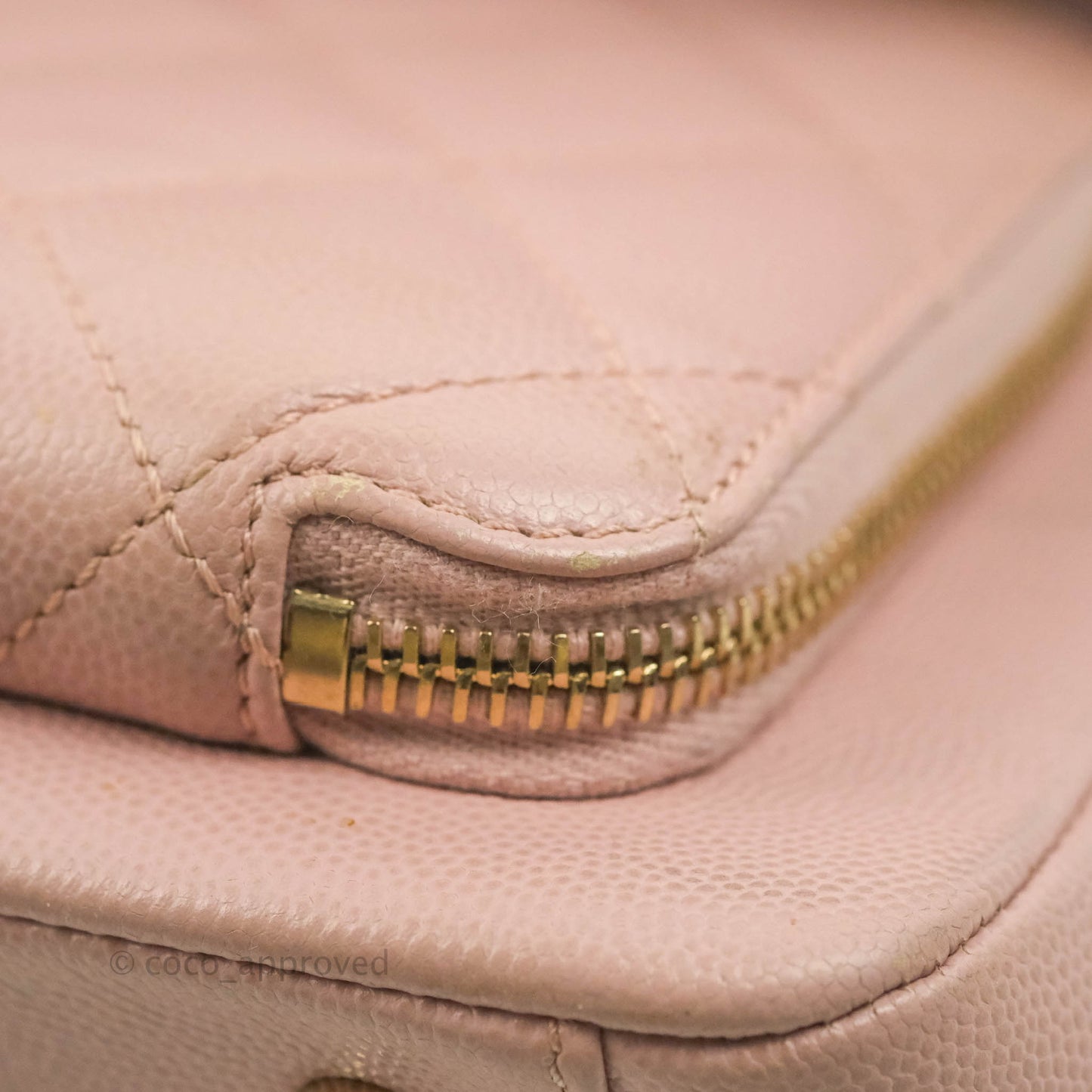 Chanel Quilted Medium Business Affinity Flap Pink Caviar Gold Hardware