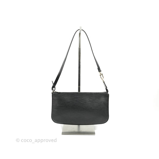 Louis Vuitton Epi Pochette Accessories NM Black