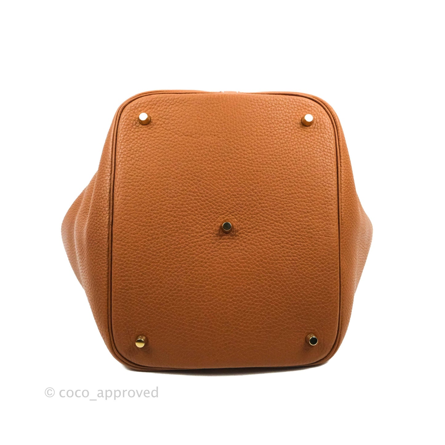 Hermès Picotin 26 GM Taurillon Clemence Gold Gold Hardware