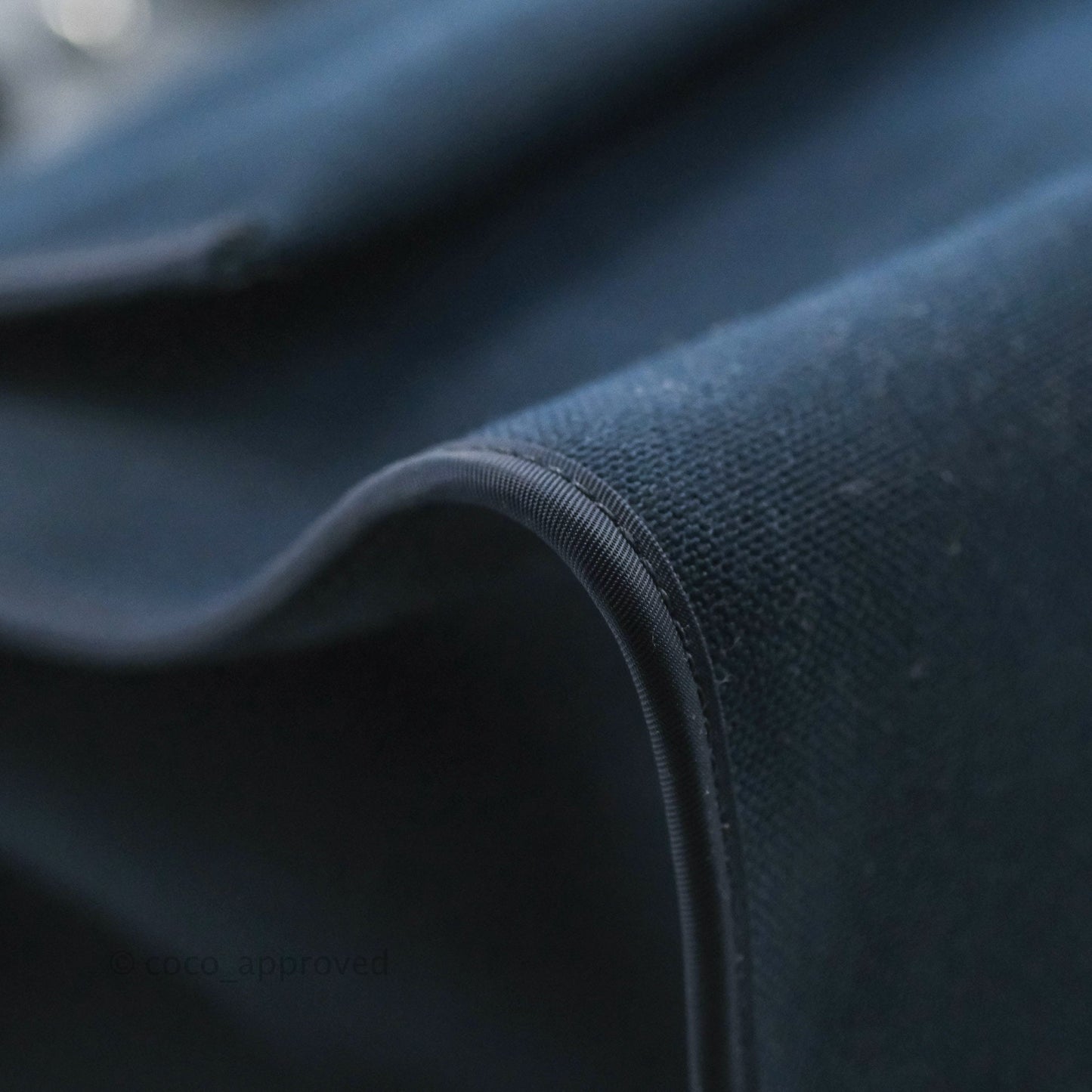 Hermès Herbag Zip 39 Navy Canvas Palladium Hardware