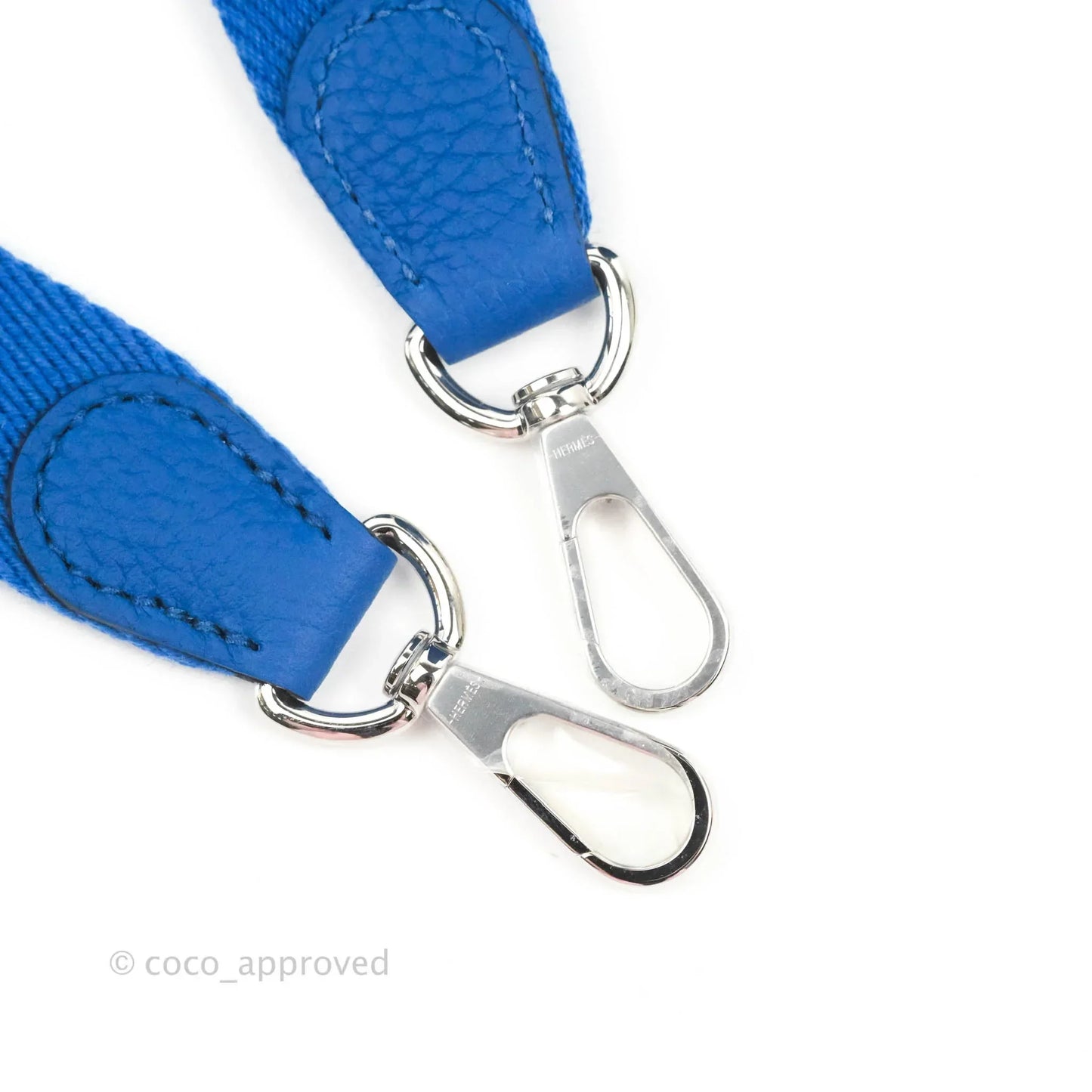 Hermès Mini Evelyne 16 Bleu France Taurillon Maurice Palladium Hardware