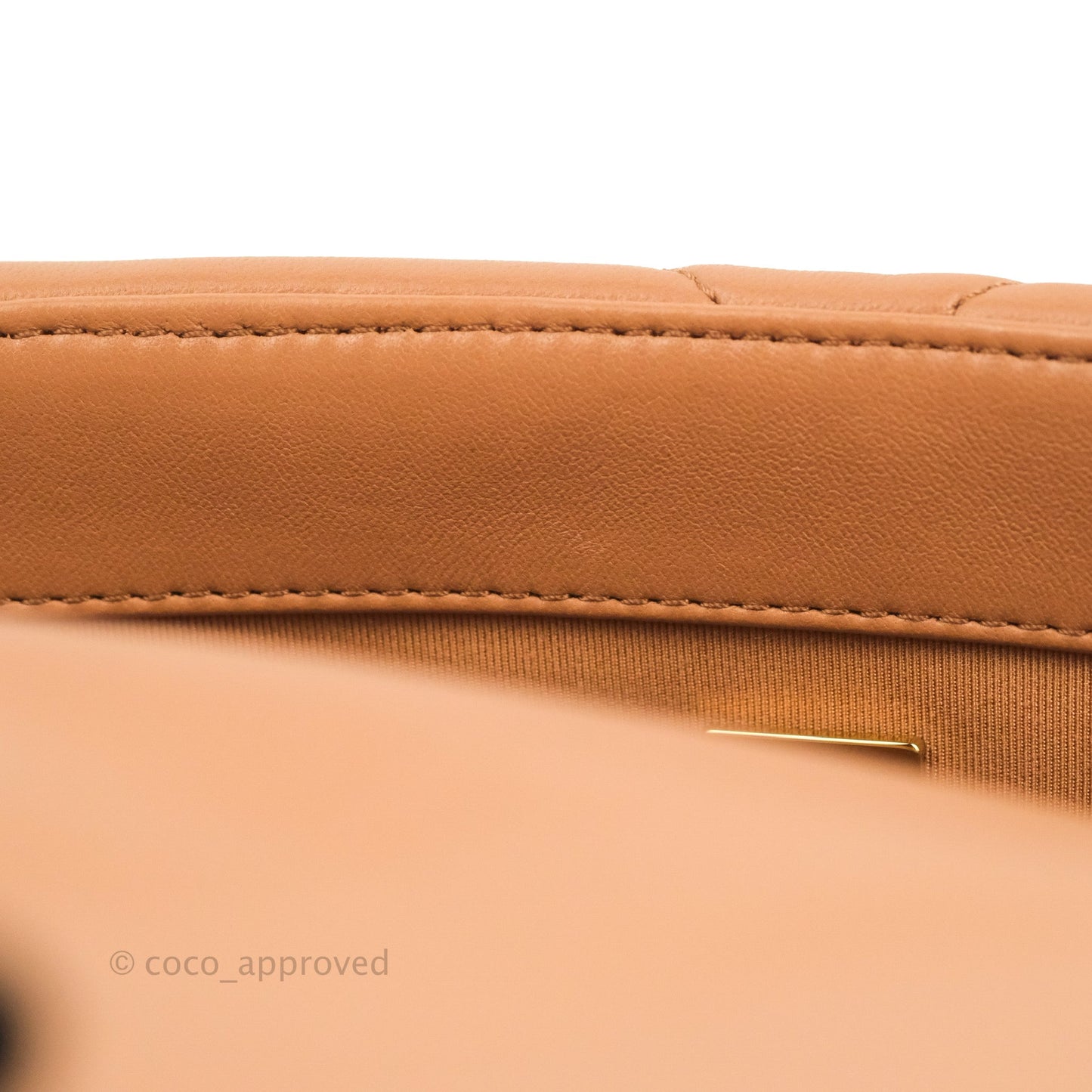 Chanel 19 Small Caramel Dark Beige Lambskin Mixed Hardware 21K
