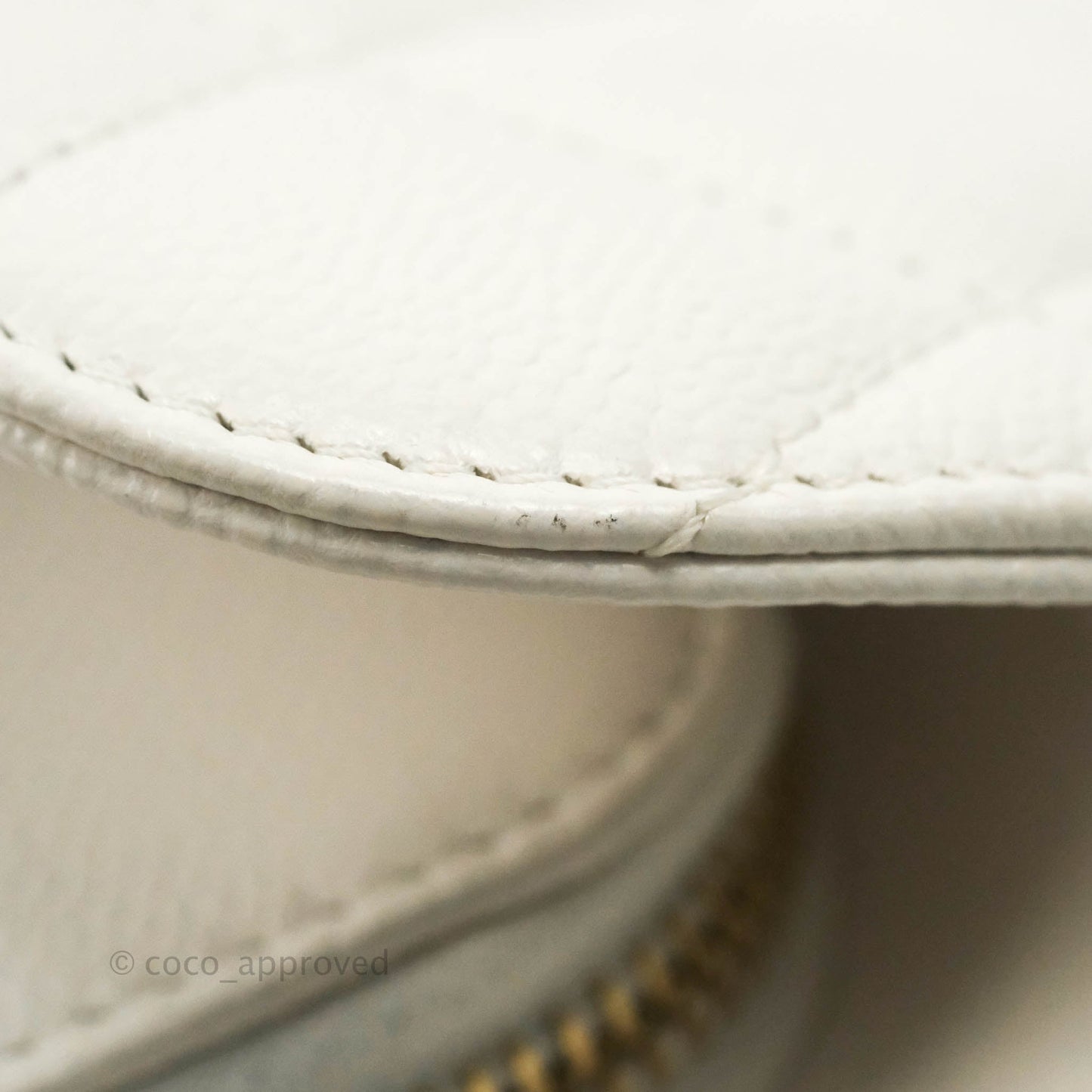 Chanel Quilted Small Business Affinity Flap White Caviar Gold Hardware
