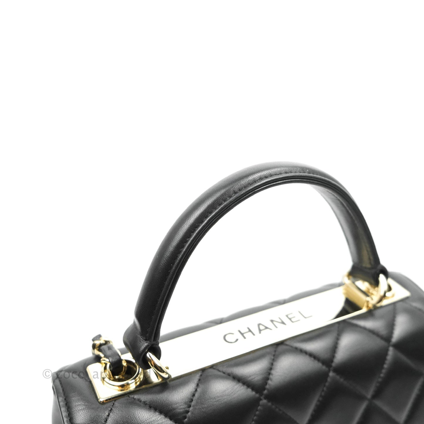 Chanel Trendy CC Small Black Lambskin Gold Hardware