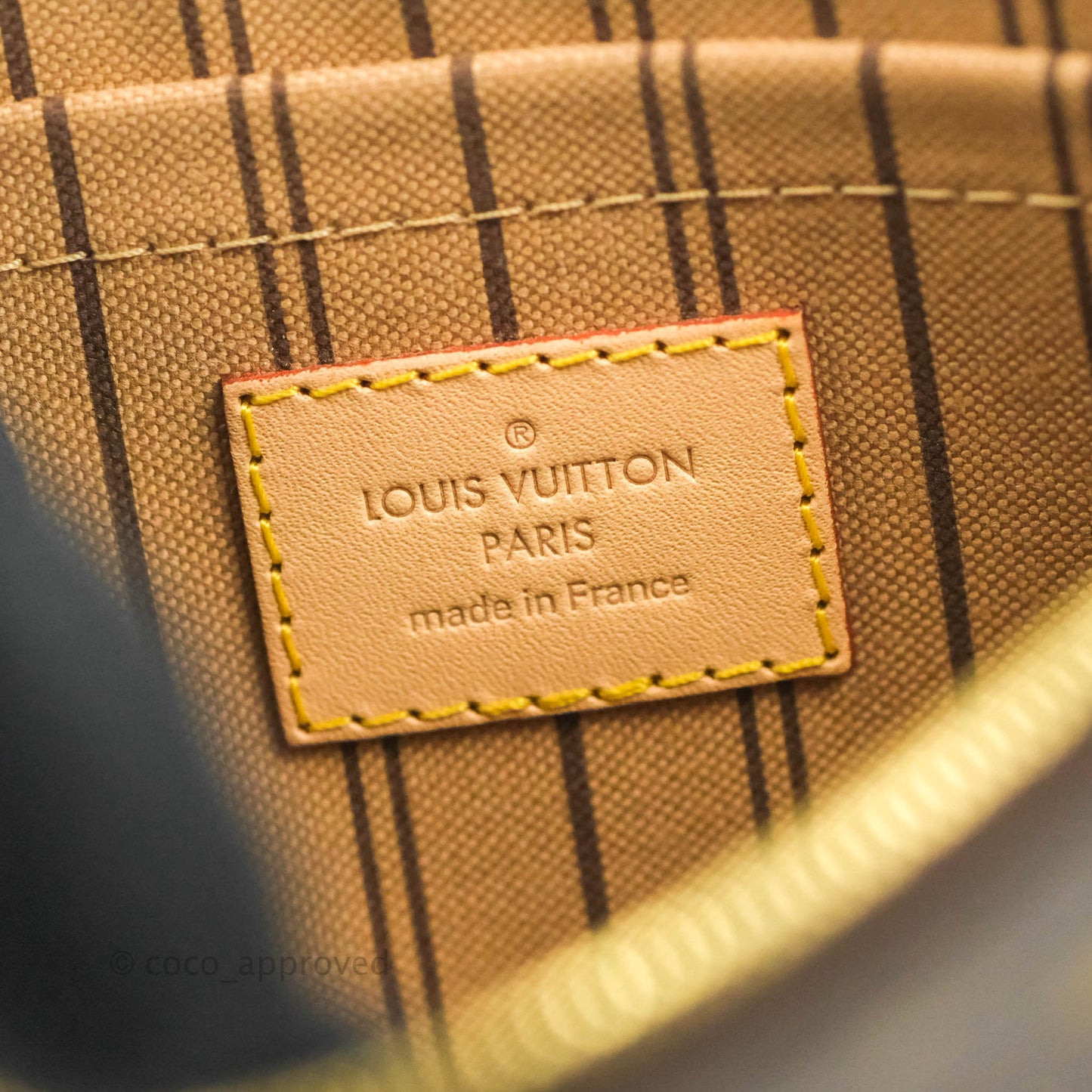 Louis Vuitton Neverfull Clutch Monogram Canvas