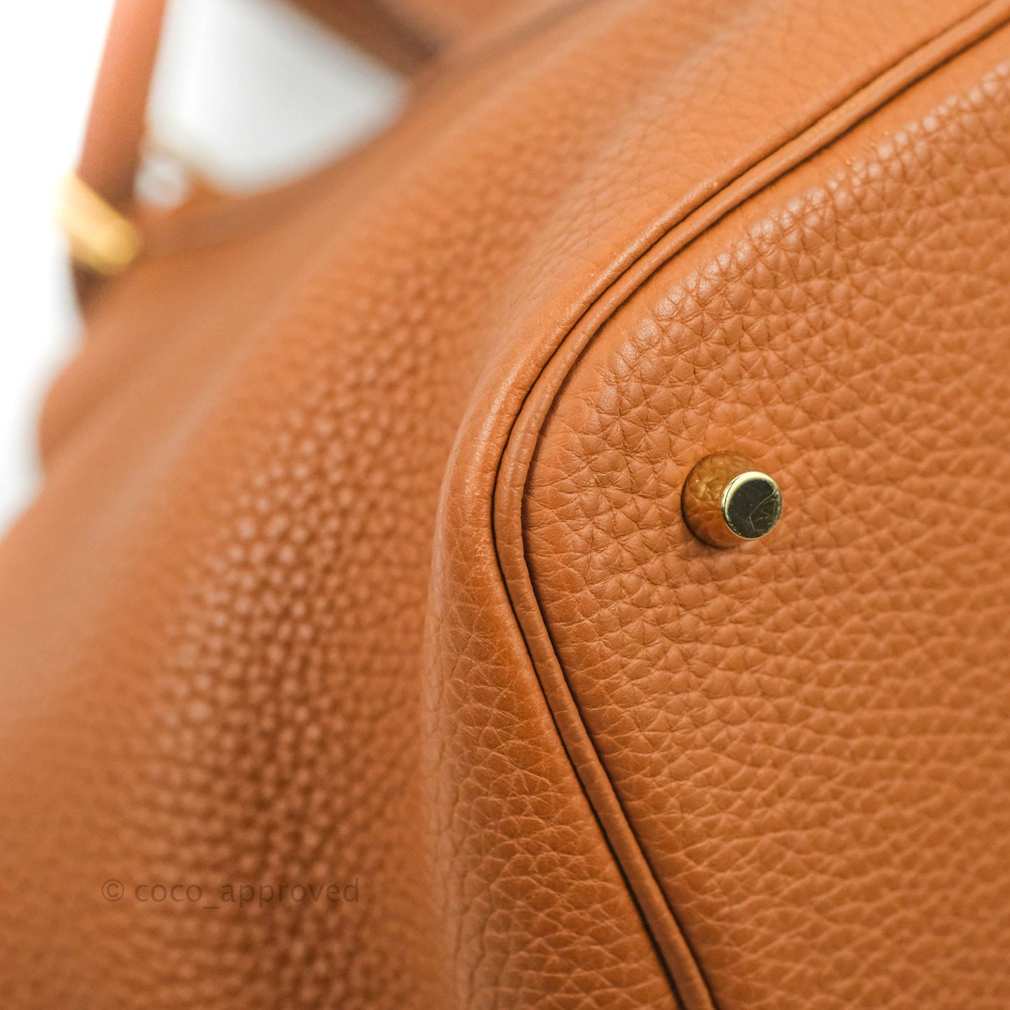 Hermès Picotin 26 GM Taurillon Clemence Gold Gold Hardware