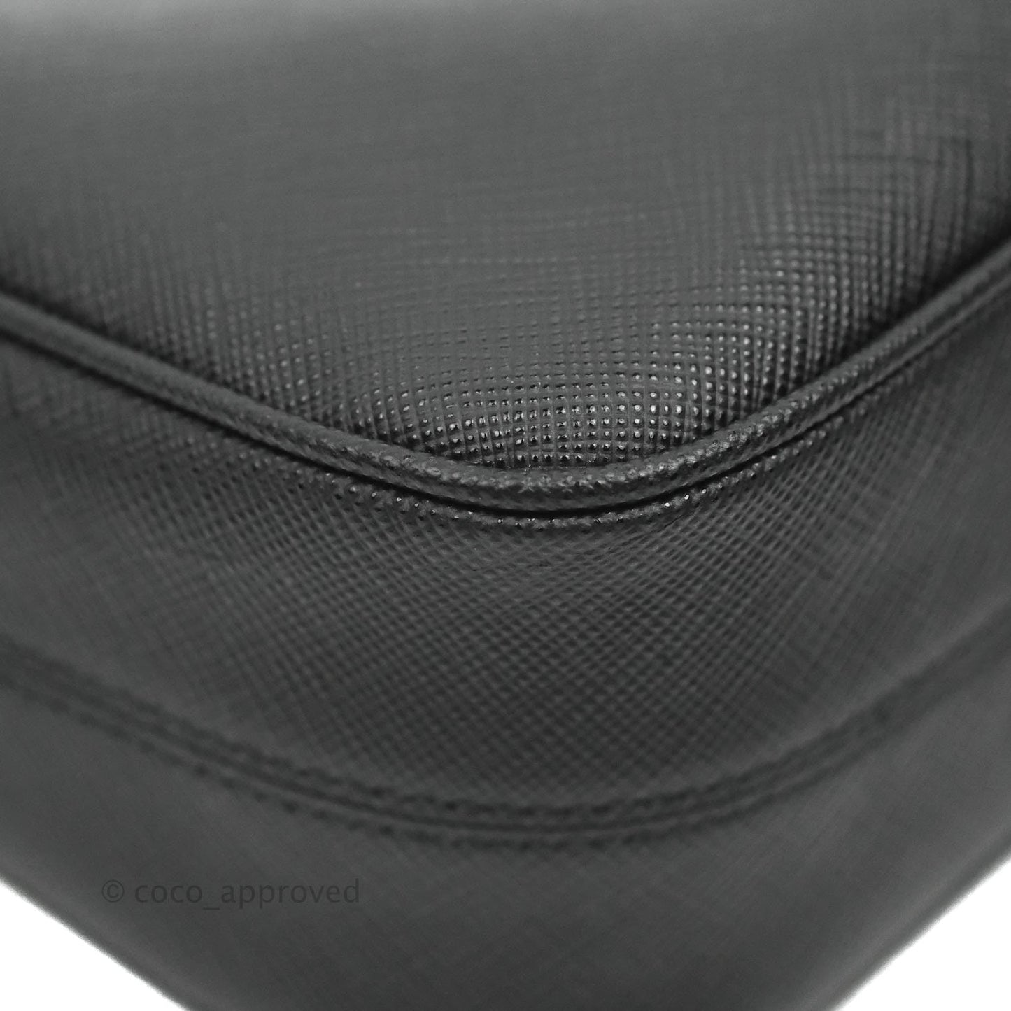 Prada Re-Edition 2005 Black Saffiano Leather Bag Gold Hardware
