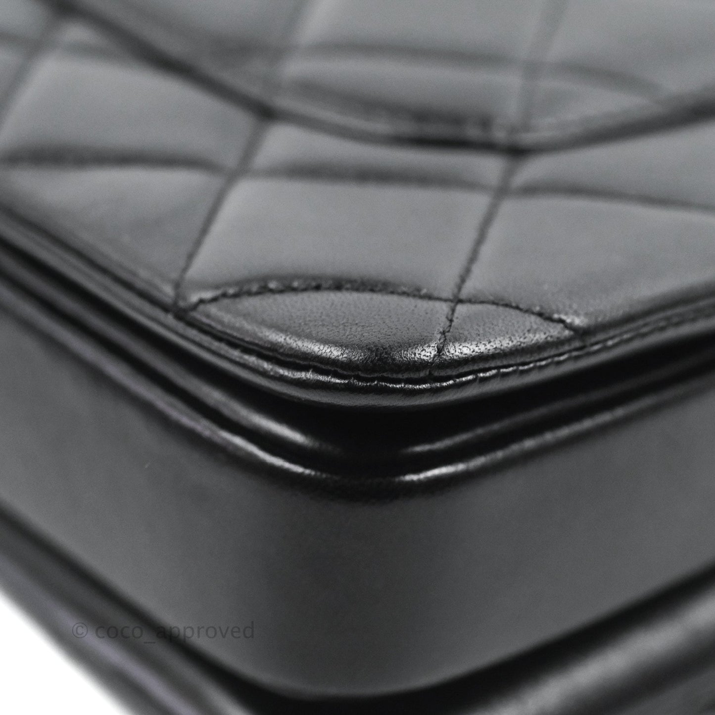Chanel Trendy CC Small Black Lambskin Dark Silver Hardware