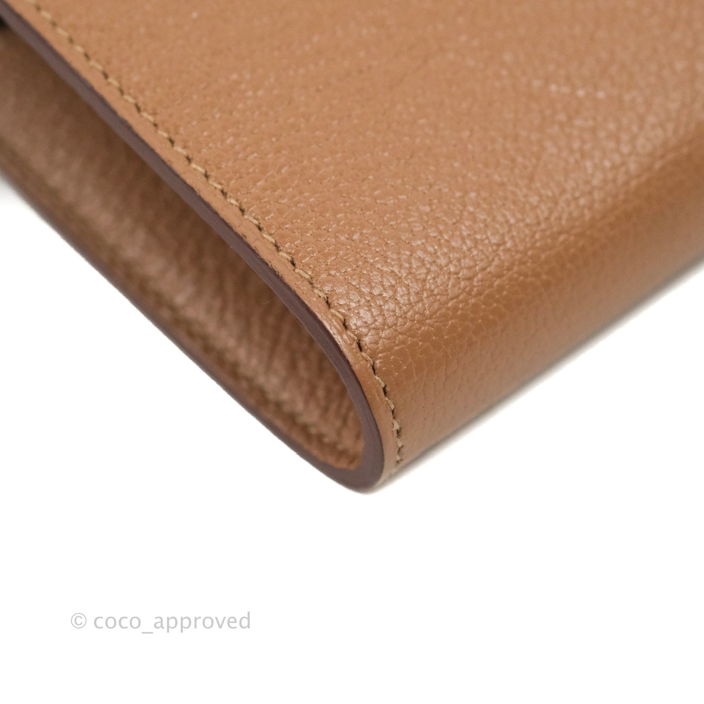Hermès Kelly To Go Wallet Quebracho Chevre Mysore Gold Hardware