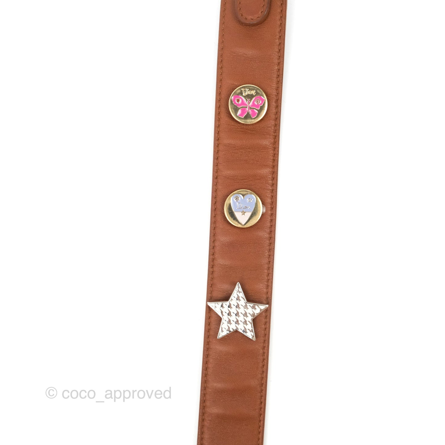 Christian Dior My ABCDior Lady Dior Brown Lambskin Gold Hardware