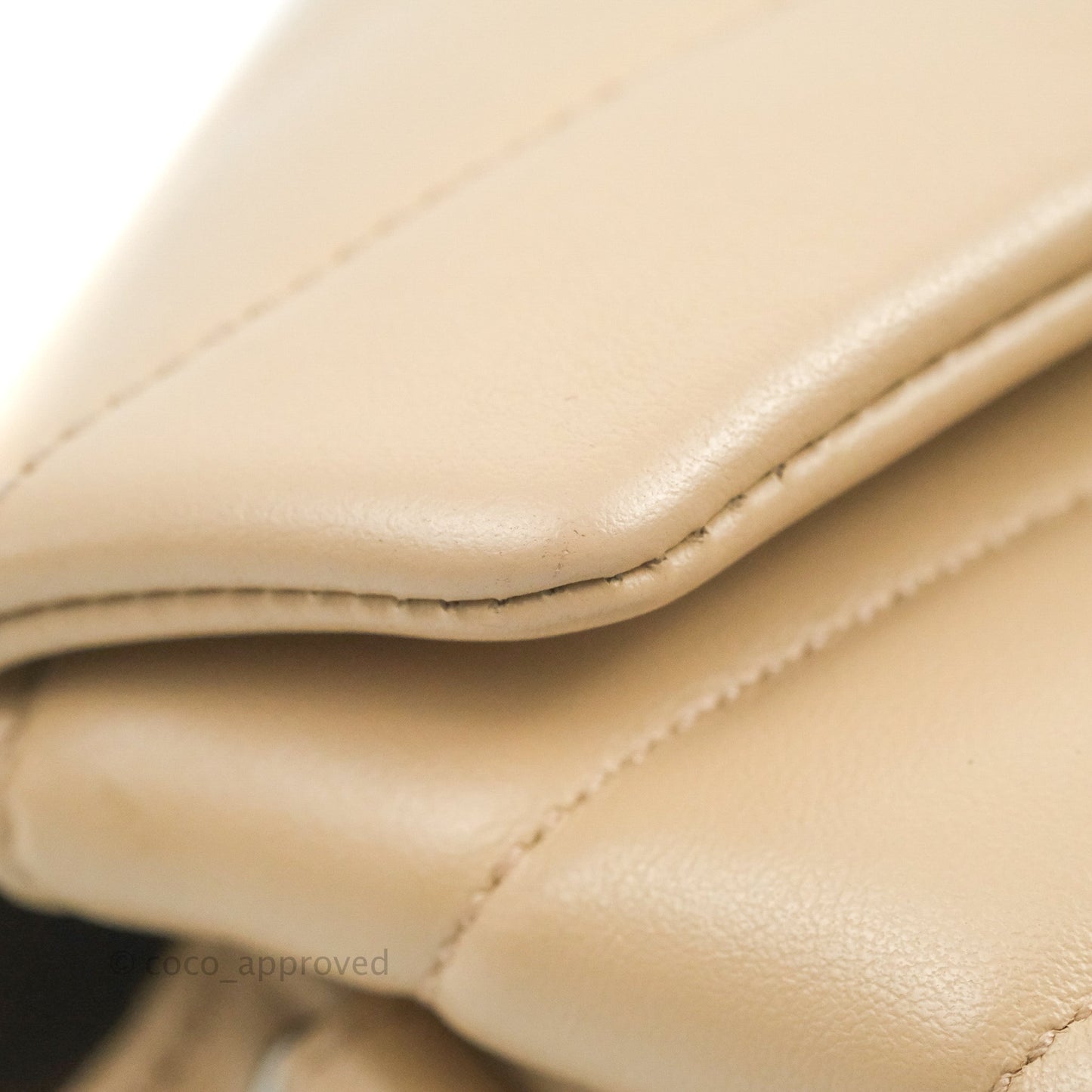 Saint Laurent Loulou Toy Quilted Leather Shoulder Bag Light Beige