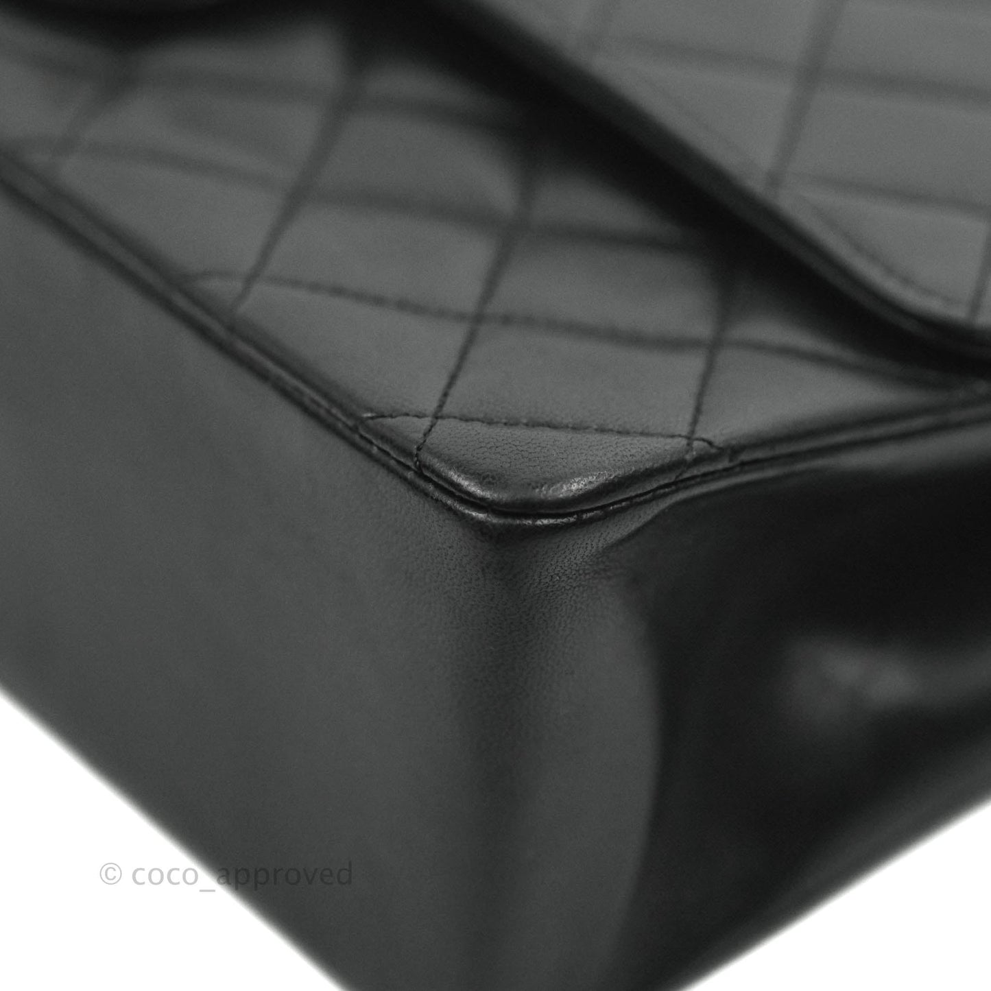 Chanel Classic Double Flap Vintage Black Lambskin 24K Gold Hardware