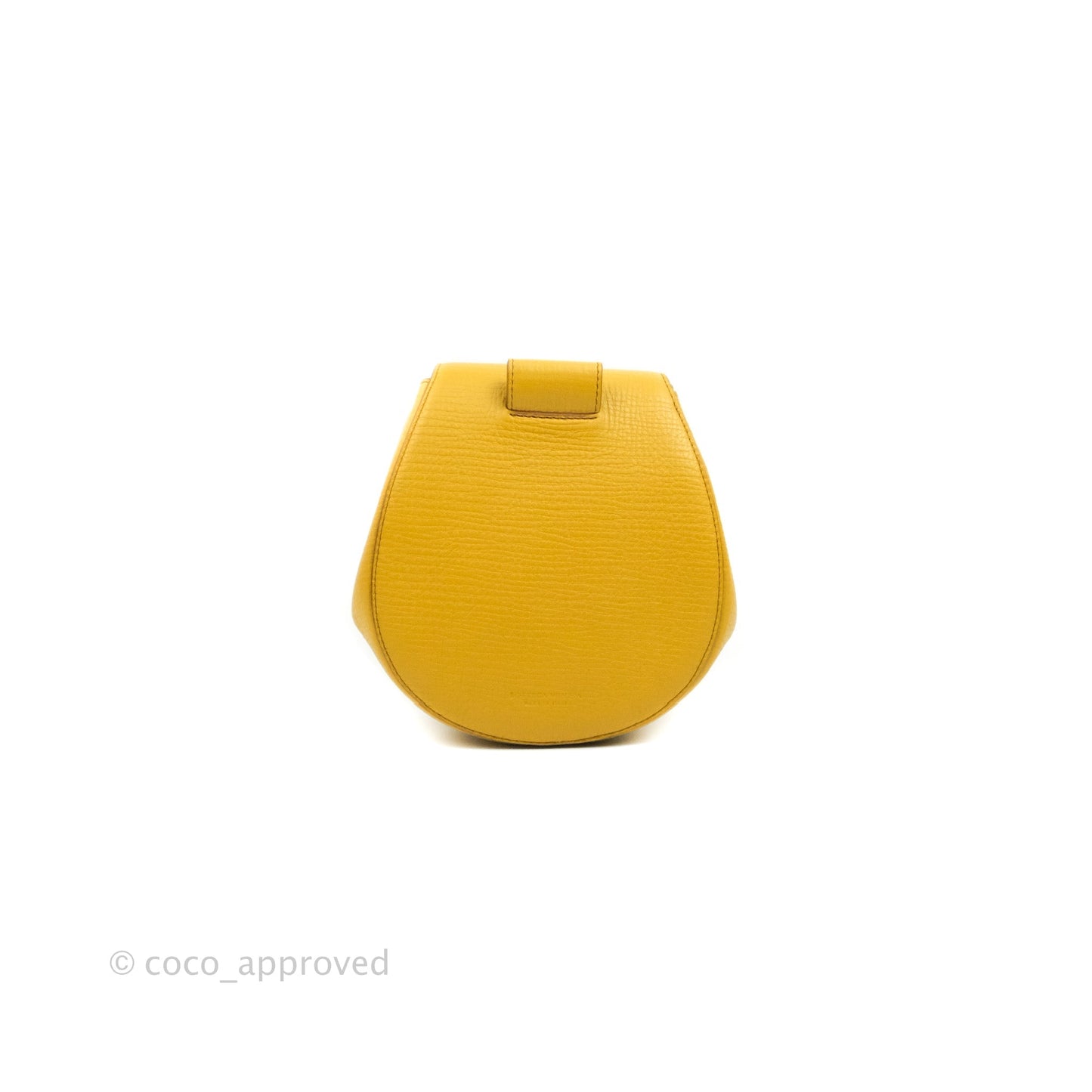 Bottega Veneta Palmellato Rounded Belt Bag Calfskin Yellow