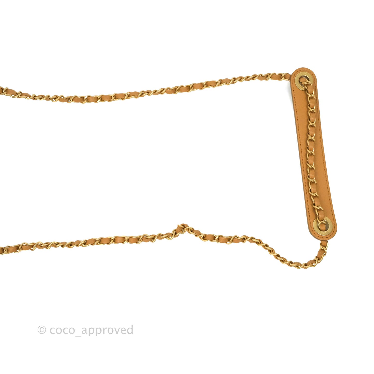 Chanel Quilted Flap With Coin Purse Caramel Calfskin Aged Gold Hardware 19K