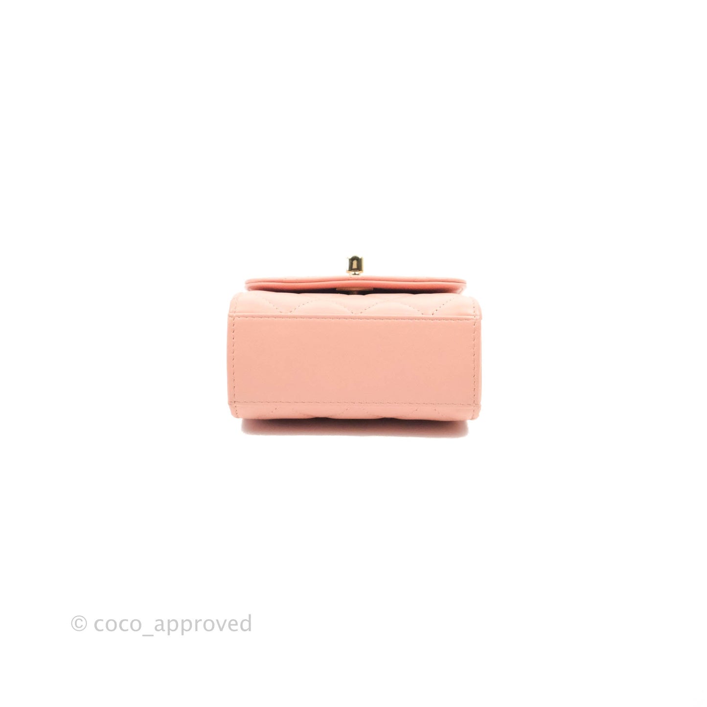 Chanel Mini Quilted Trendy CC Clutch With Chain Pink Lambskin Gold Hardware