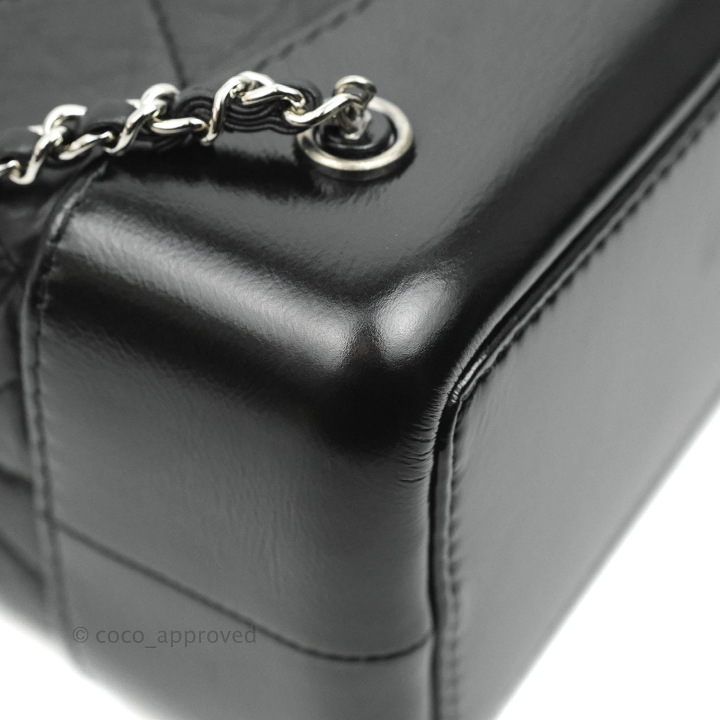 Chanel Small Gabrielle Backpack Black Aged Calfskin