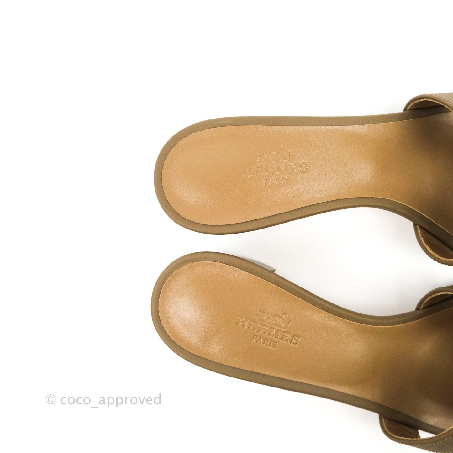 Hermès Oasis Sandals in Etoupe Size 36