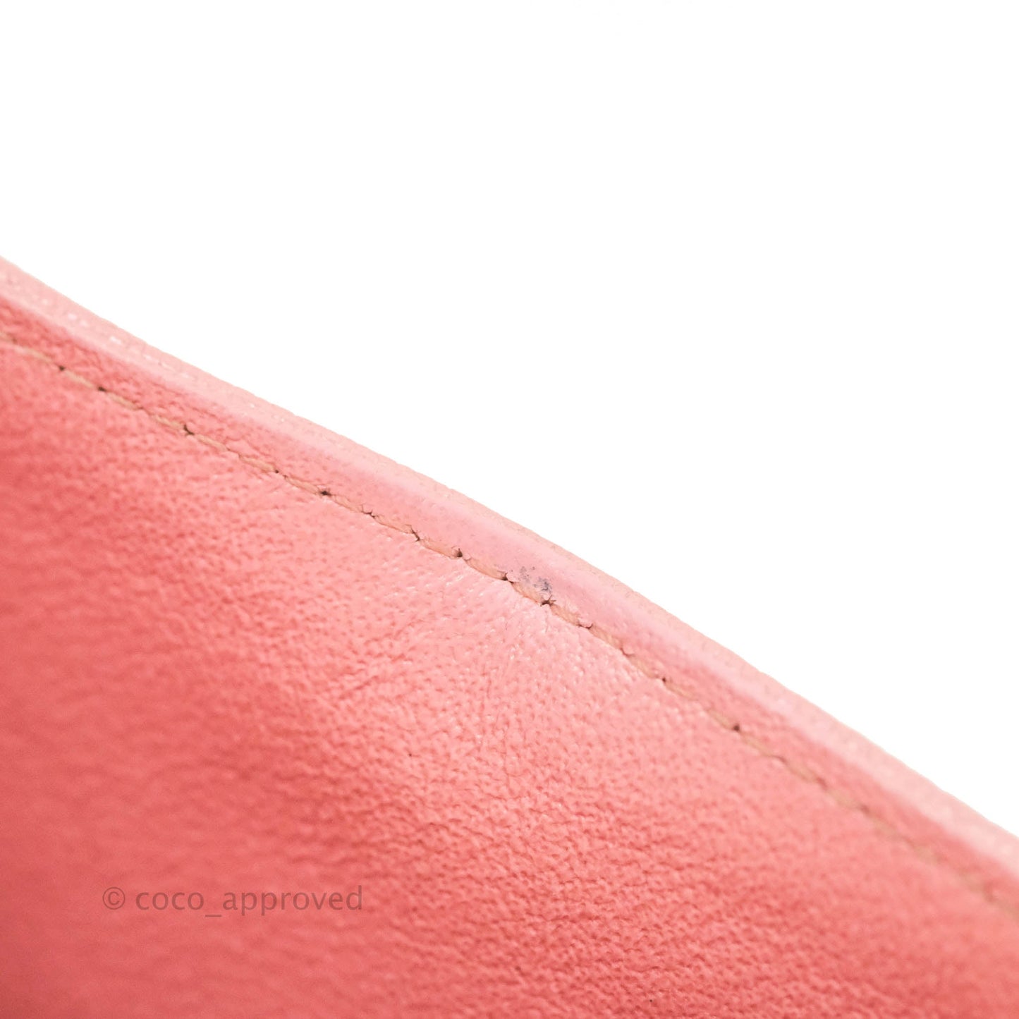 Chanel Small Classic Quilted Flap Iridescent Pink Caviar Gold Hardware 19S
