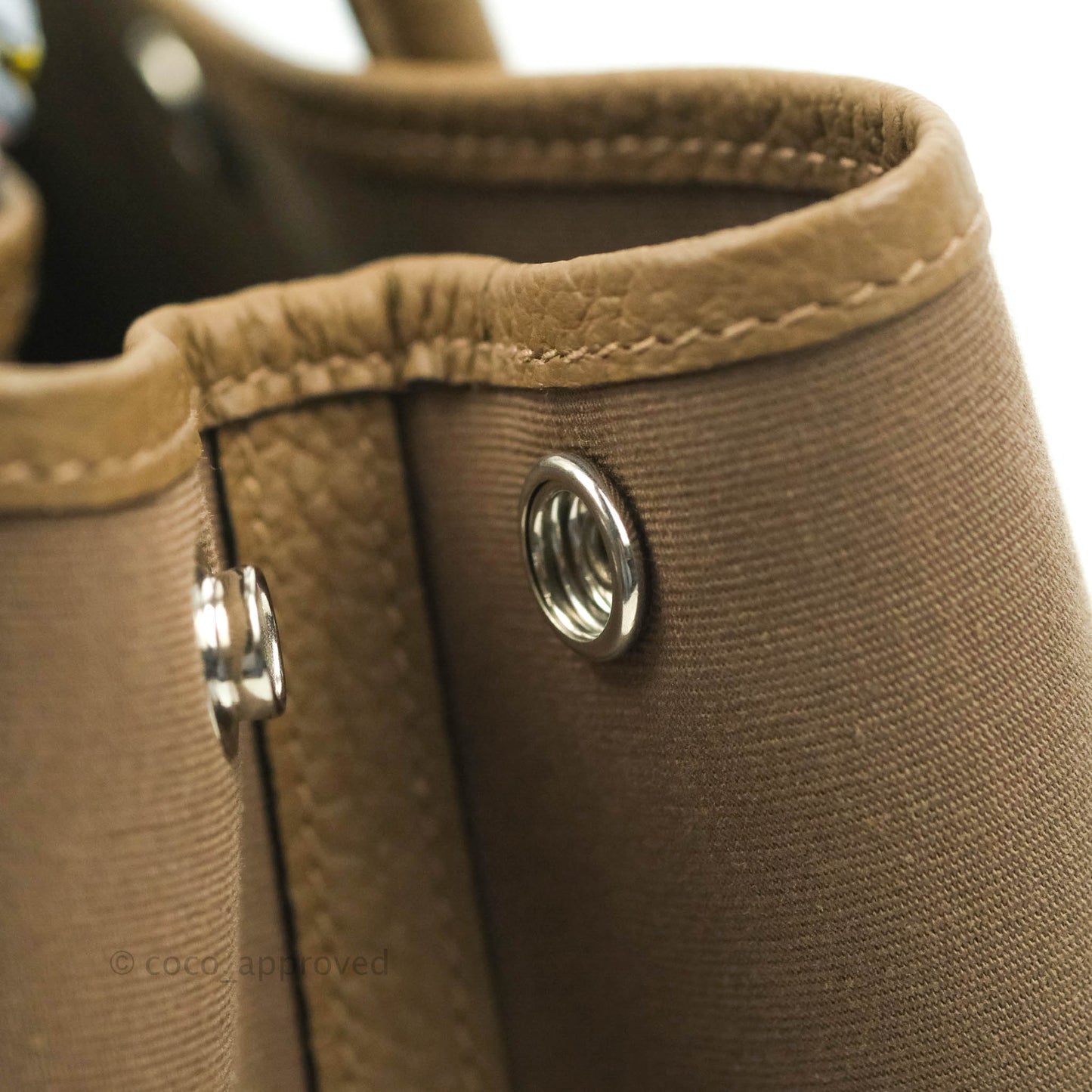 Hermès Garden Party 30 Canvas Brown