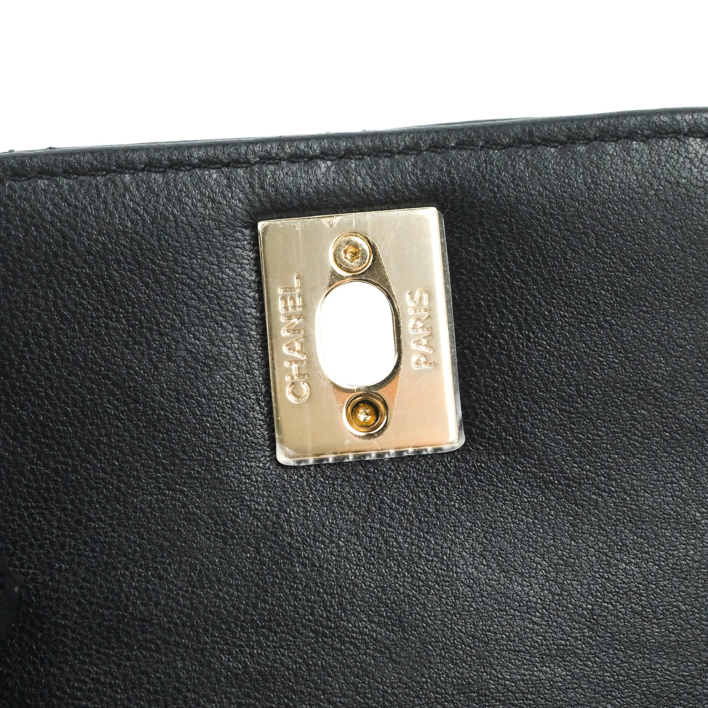 Chanel Mini Quilted Trendy CC Clutch With Chain Black Lambskin Gold Hardware
