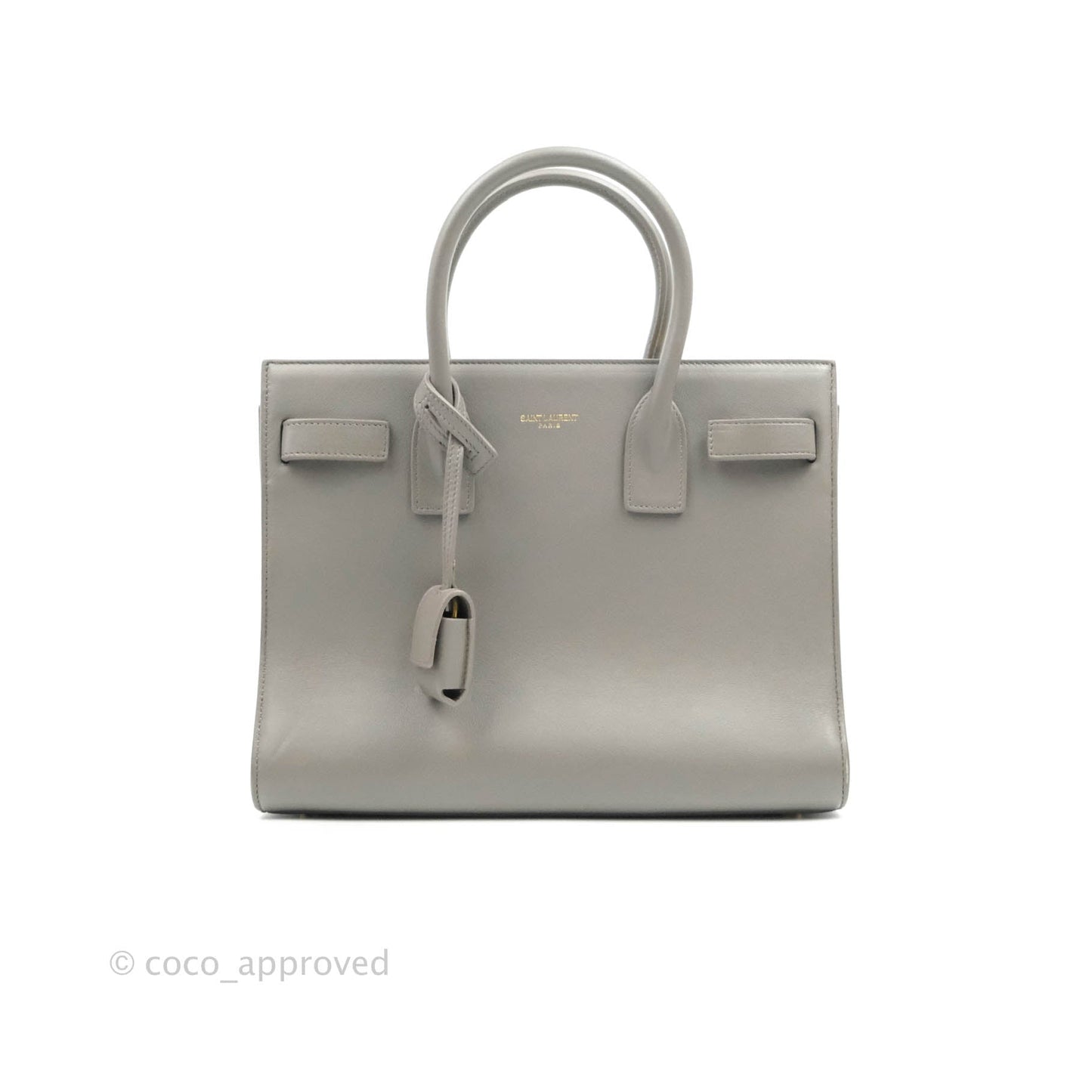 Saint Laurent Sac De Jour Grey Calfskin Baby
