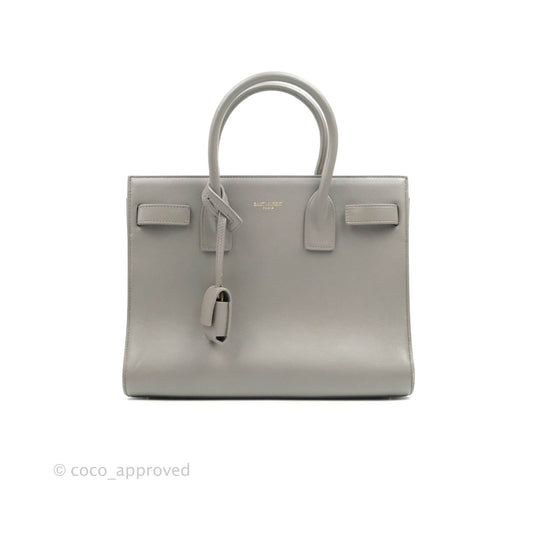 Saint Laurent Sac De Jour Grey Calfskin Baby