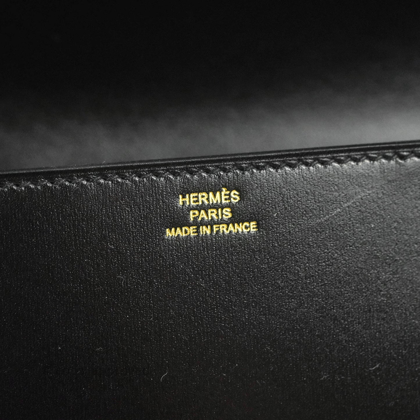 Hermes Medor 23 Clutch Black Box Leather Gold Hardware