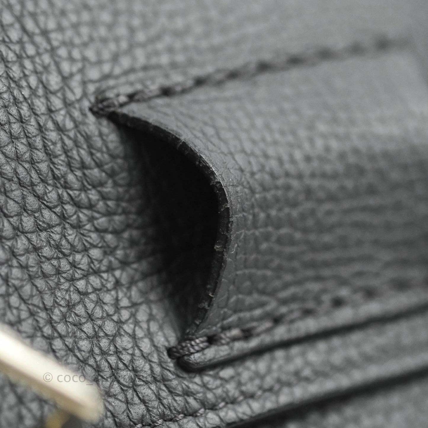 Celine Small Big Bag Black Supple Grained Leather Silver Hardware Dark Grey