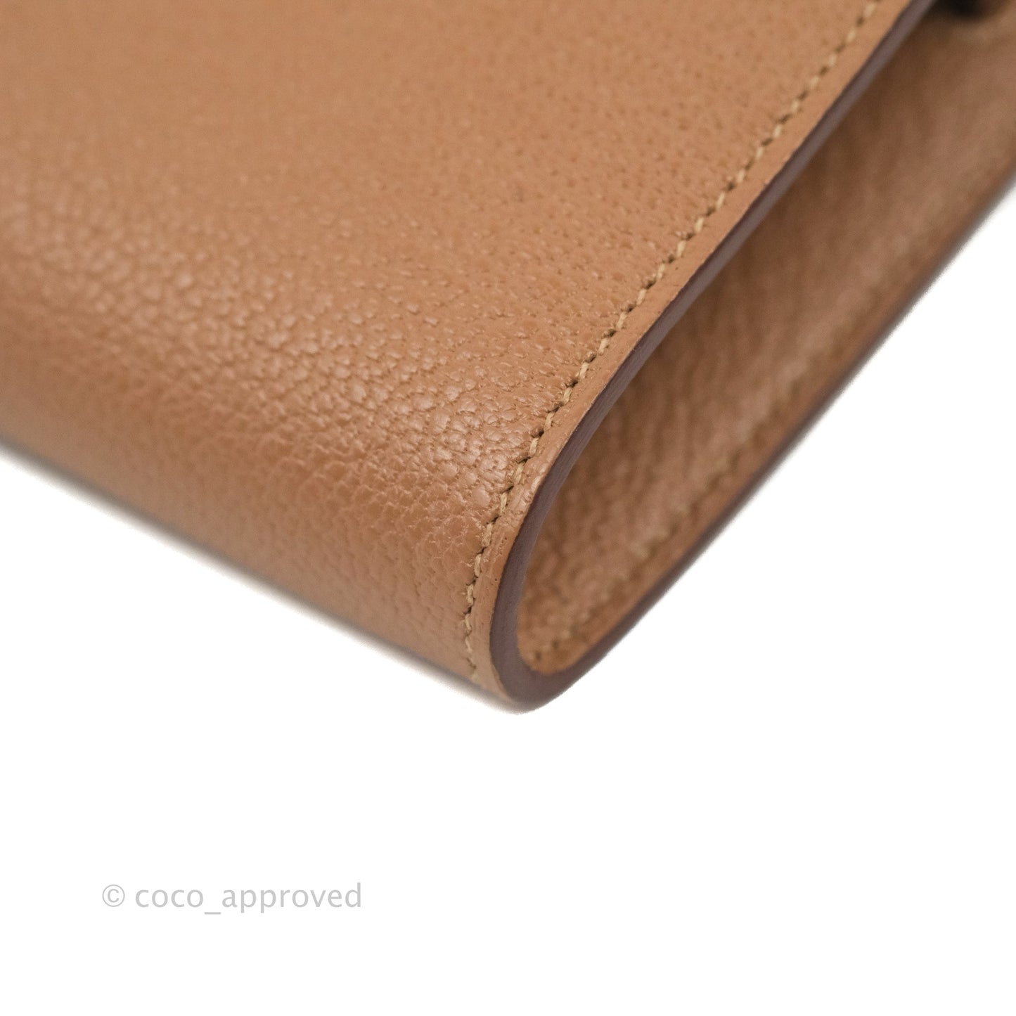 Hermès Kelly To Go Wallet Quebracho Chevre Mysore Gold Hardware