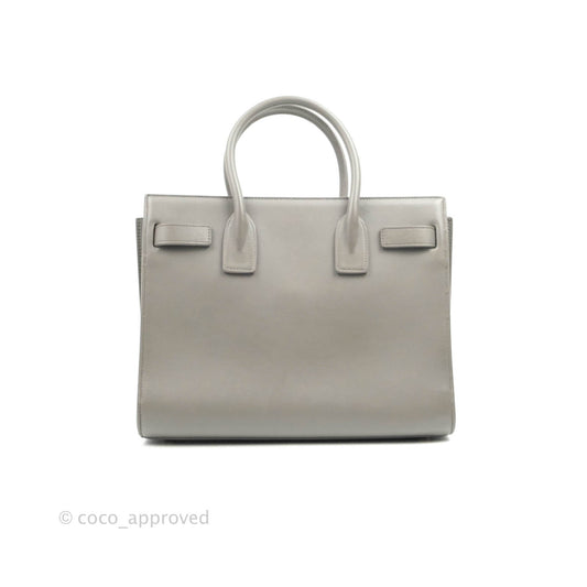 Saint Laurent Sac De Jour Grey Calfskin Baby