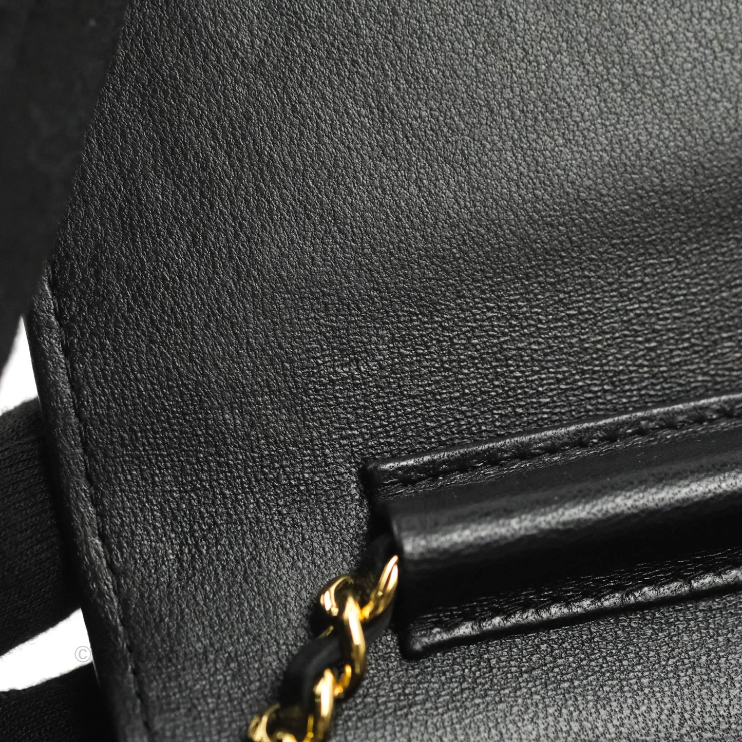 Chanel Quilted Classic WOC Black Lambskin Gold Hardware