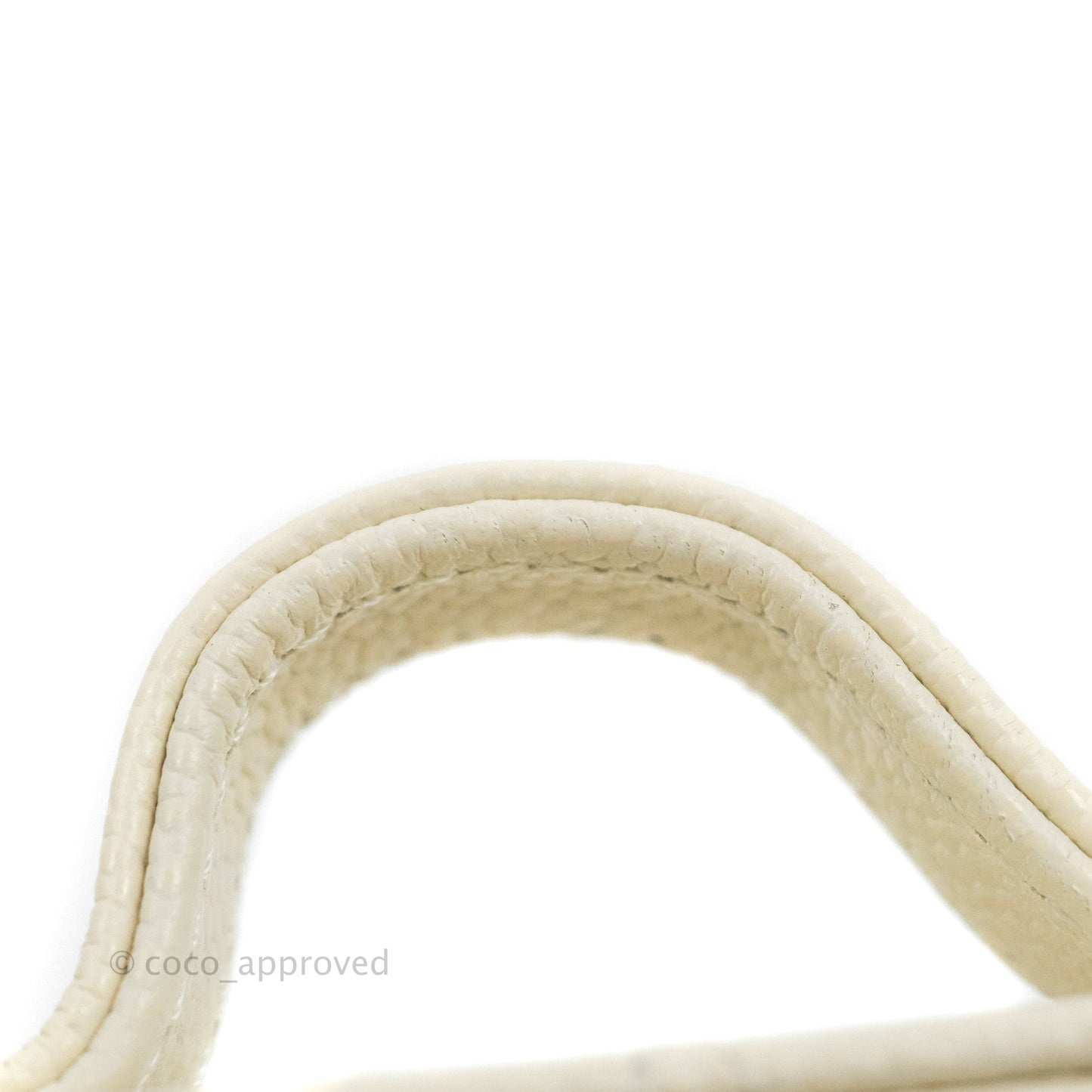Chanel Quilted Small Handle With Care Vanity Case With Chain Ivory Caviar Gold Hardware
