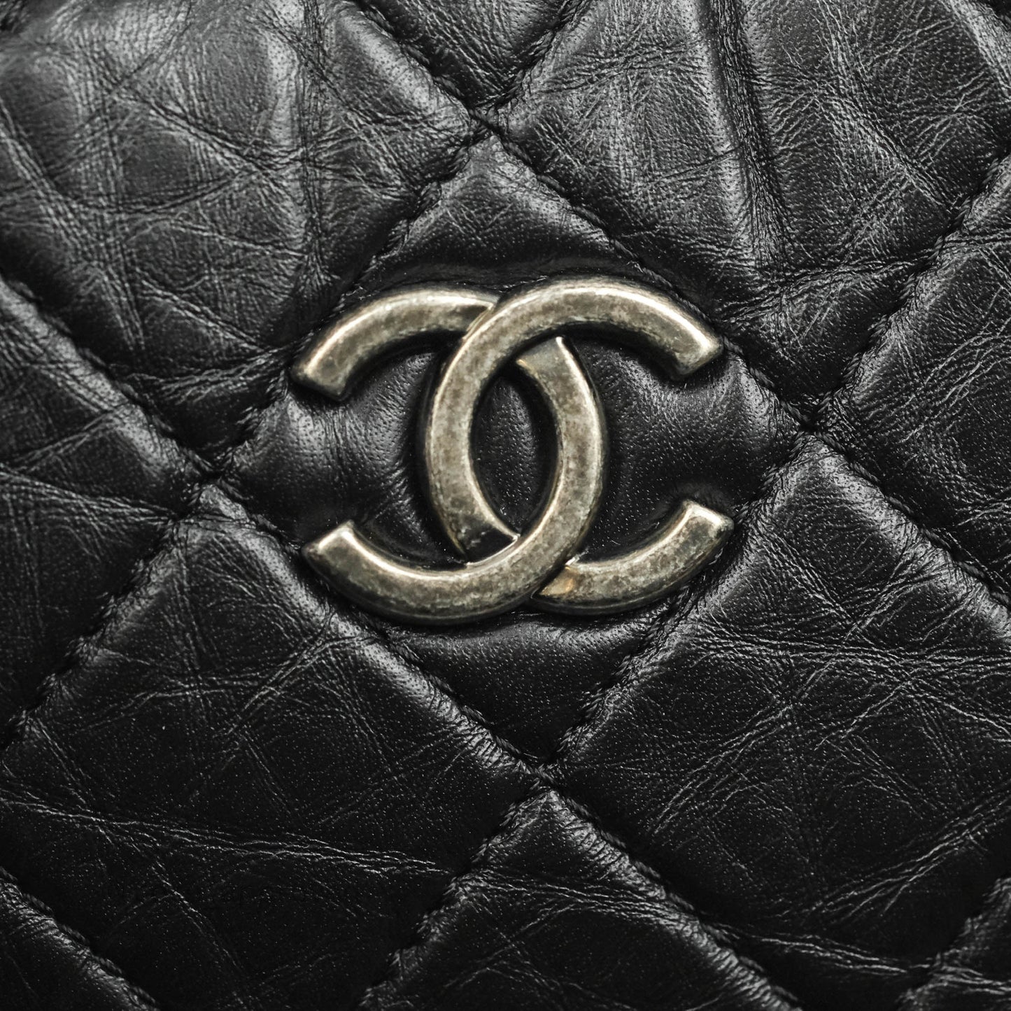 Chanel Small Gabrielle Backpack Black Aged Calfskin