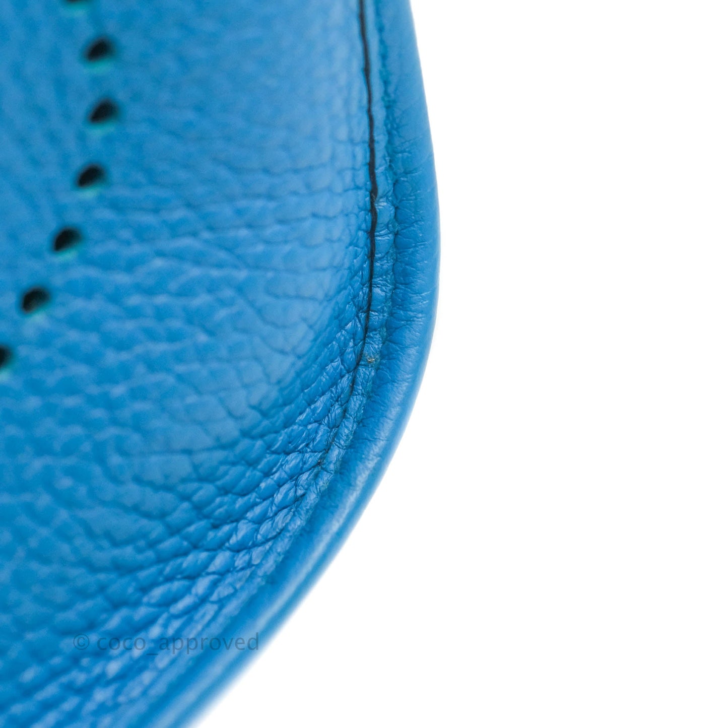 Hermès Mini Evelyne 16 Bleu Zanzibar Clemence Palladium Hardware