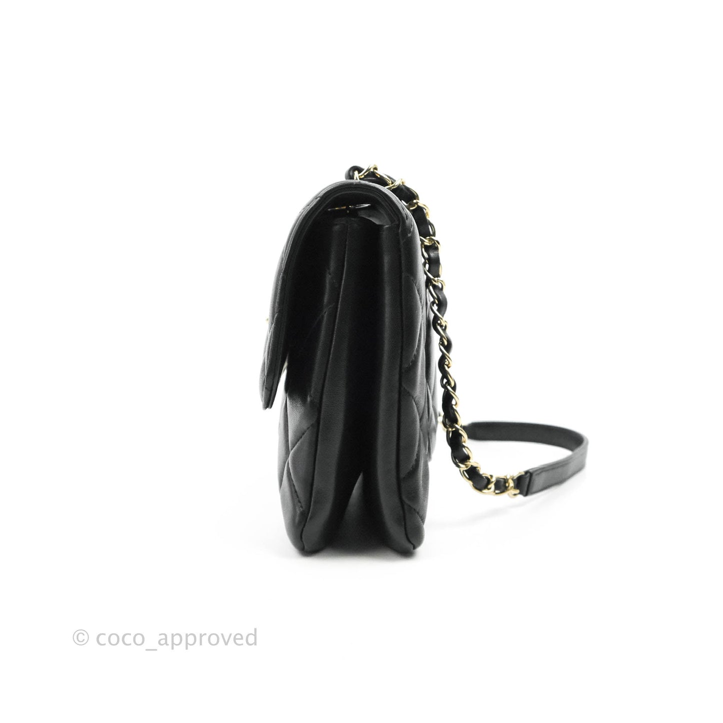 Chanel Trendy CC Flap Bag Black Lambskin Gold Hardware