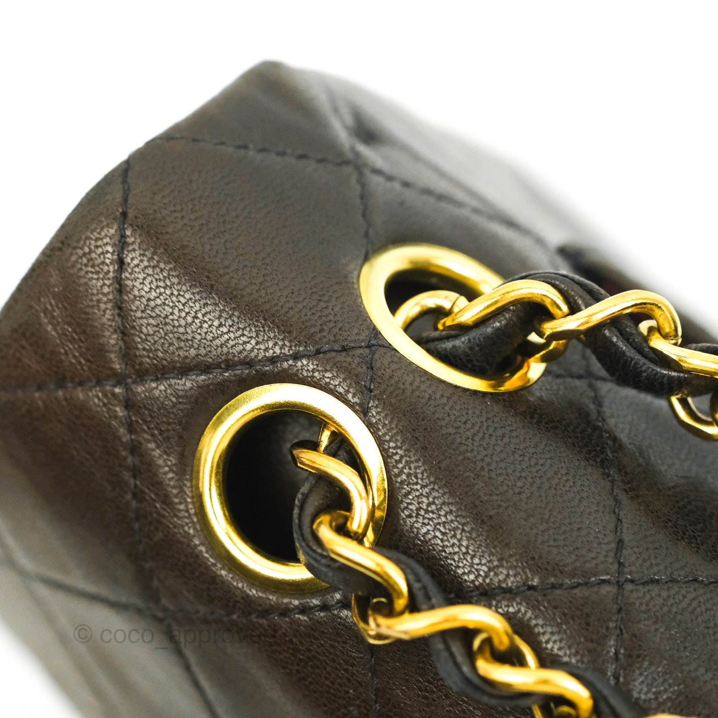 Chanel Classic Vintage Small Flap Black Lambskin 24K Gold Hardware