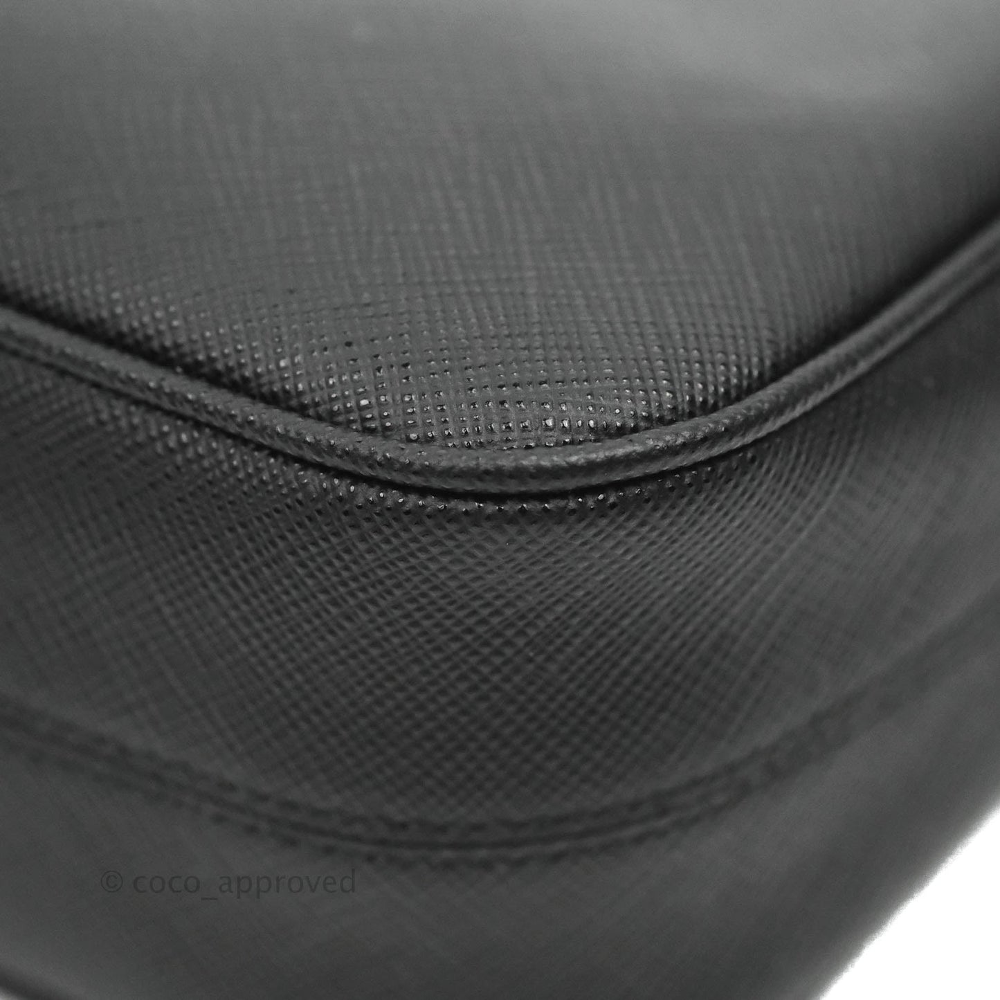 Prada Re-Edition 2005 Black Saffiano Leather Bag Gold Hardware