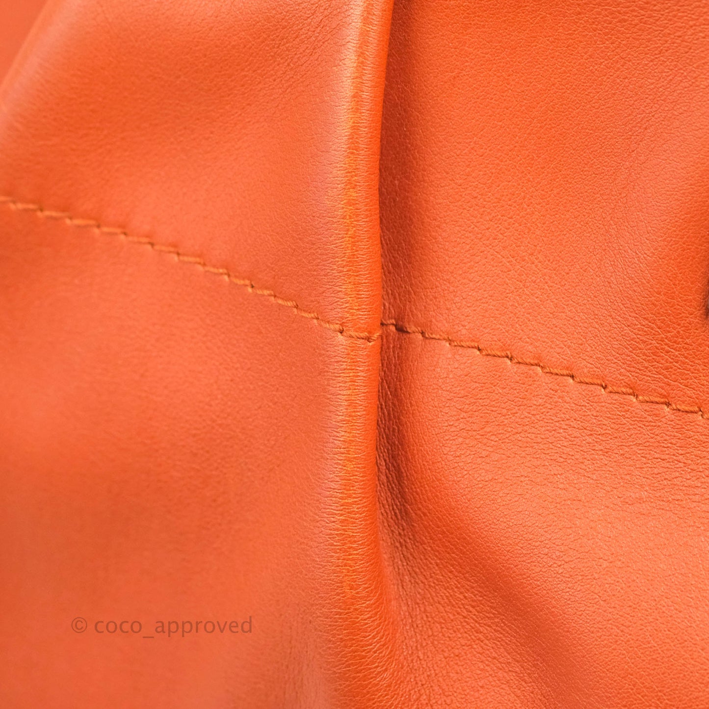 Salvatore Ferragamo Orange Top Handle Bag With Strap
