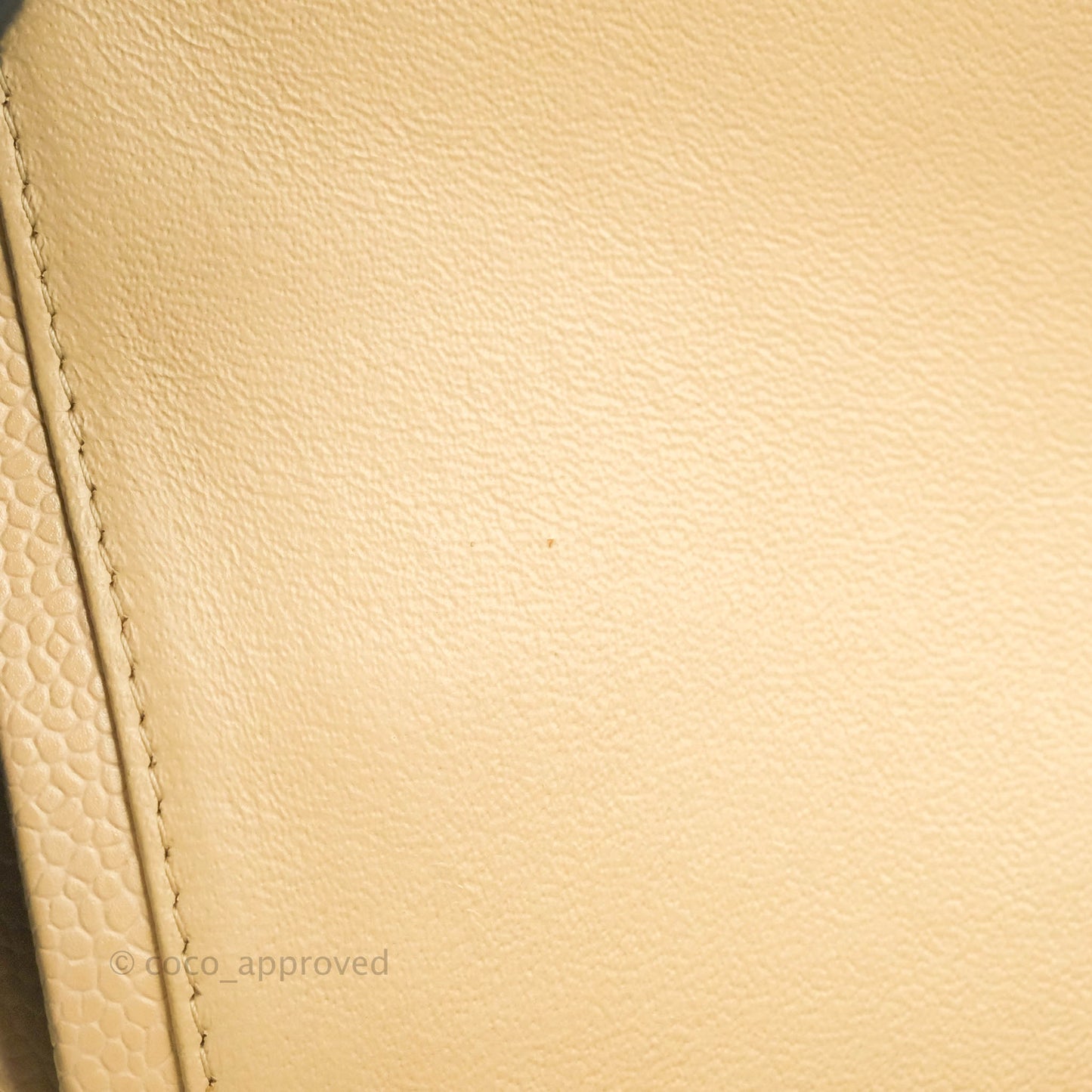 Chanel Jumbo Double Flap Beige Caviar Silver Hardware⁣⁣