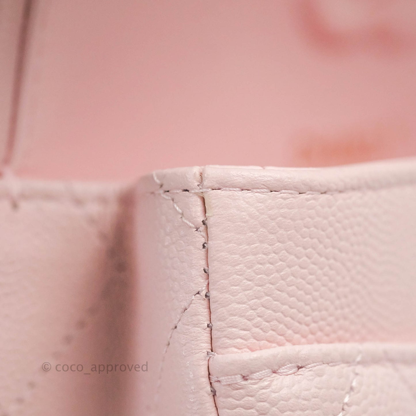 Chanel Classic Small S/M Flap Pink Caviar Gold Hardware 22S