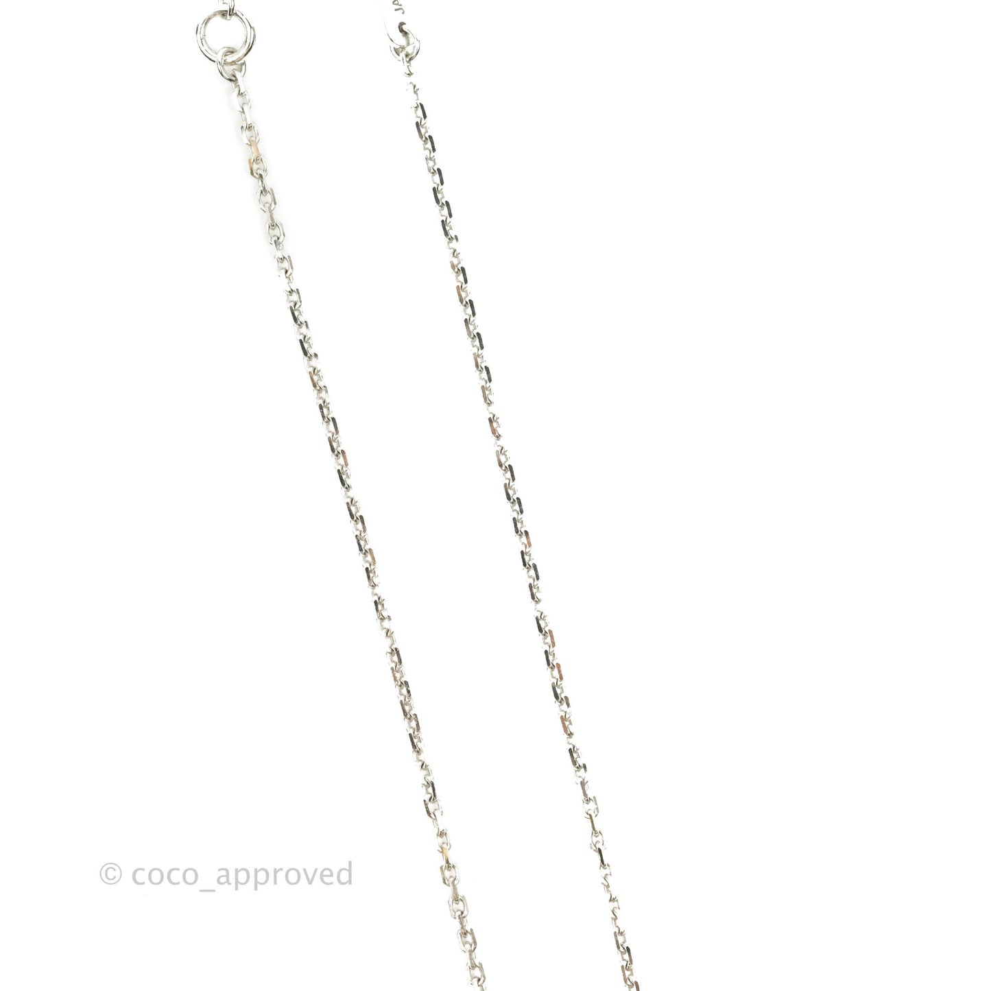 Van Cleef & Arpels Frivole Pendant White Gold Paved Diamond Mini Model