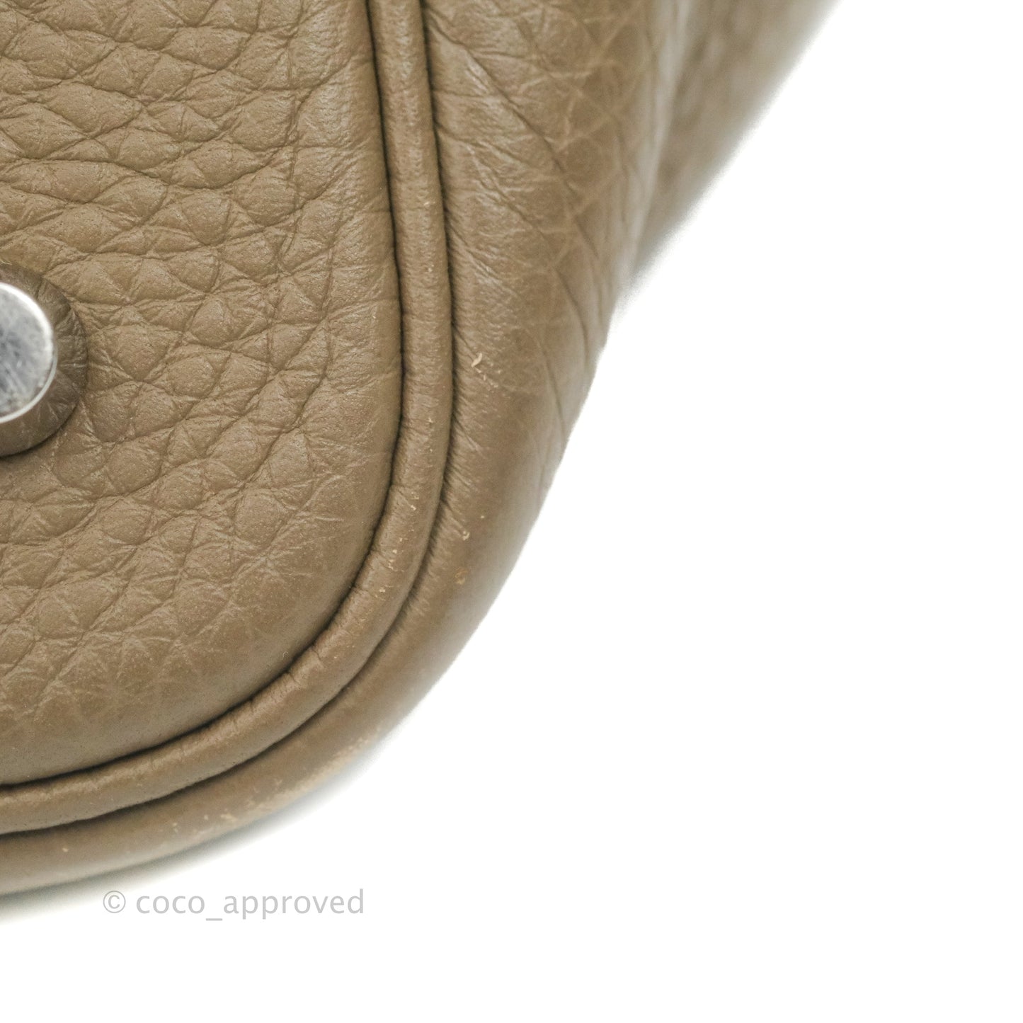 Hermès Picotin Lock 22 Clemence Etoupe Palladium Hardware